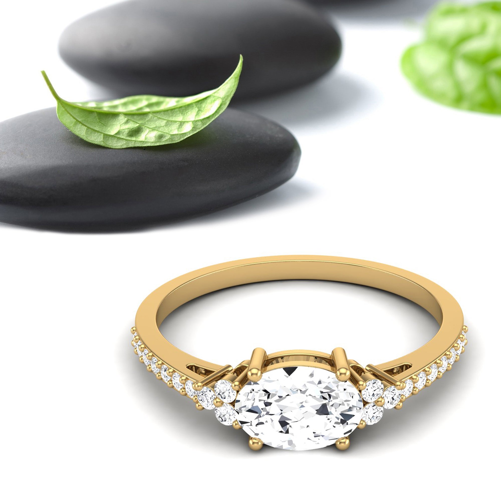 Moissanite Ring