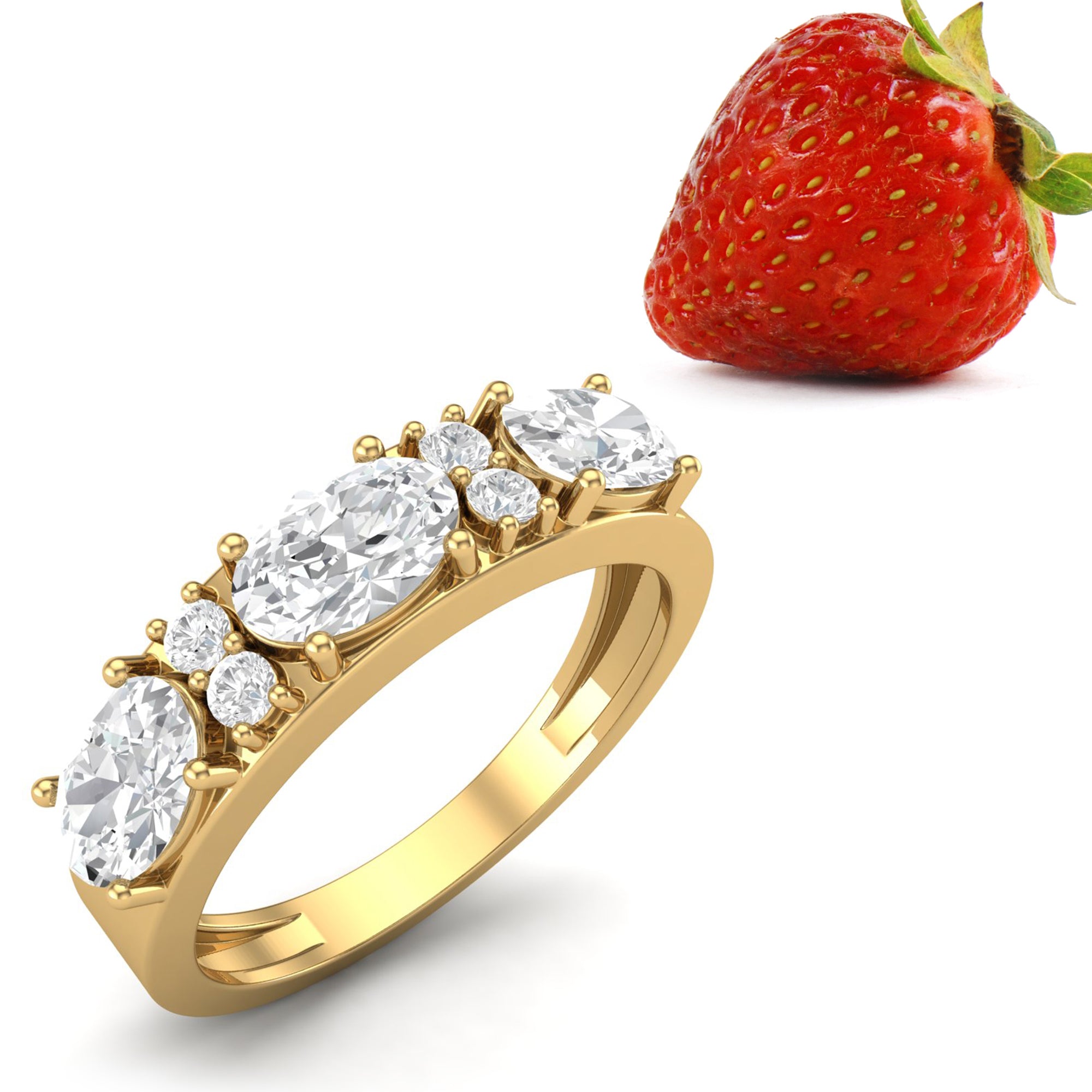 Moissanite Ring