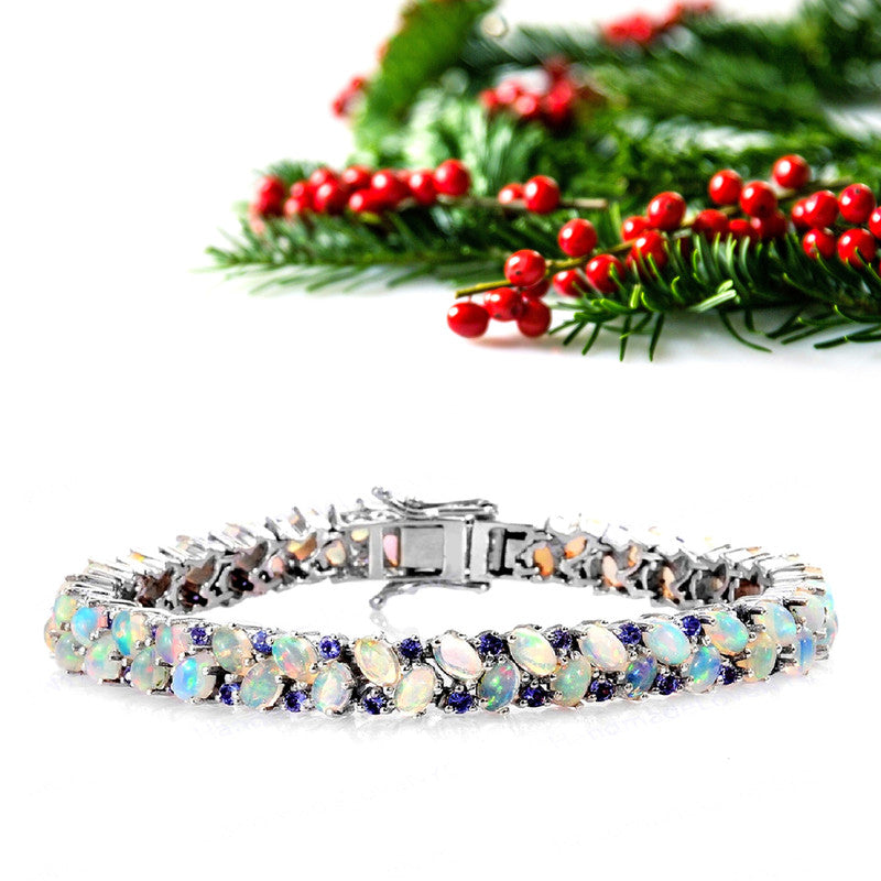 Opal, Tanzanite Bracelet