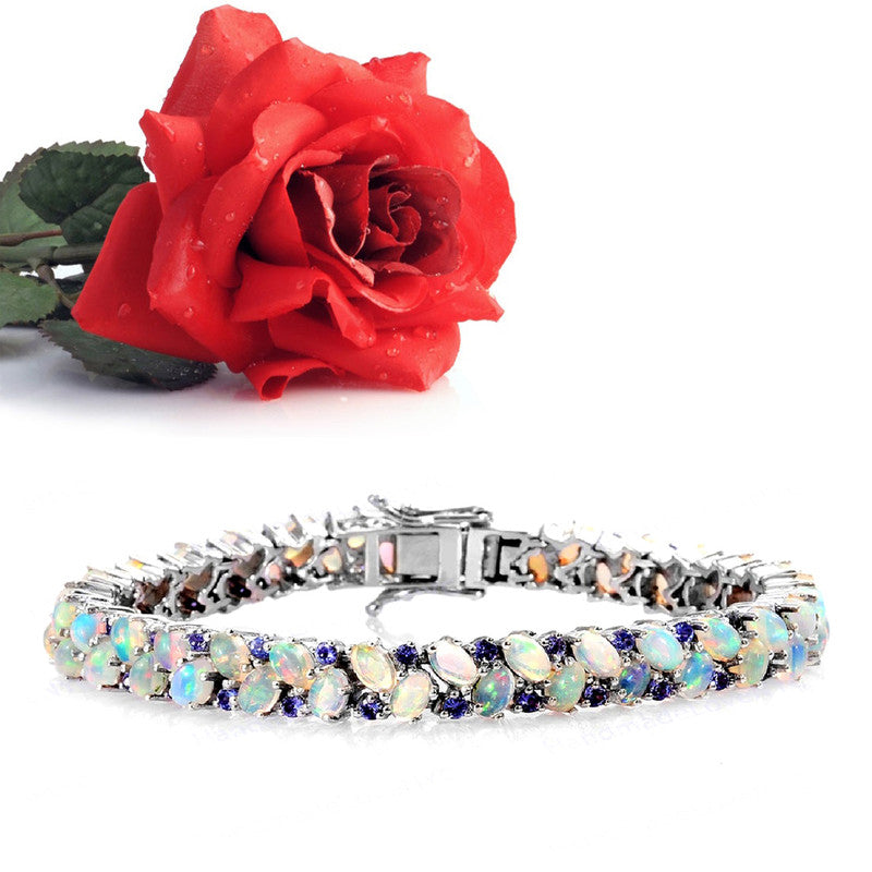Opal, Tanzanite Bracelet