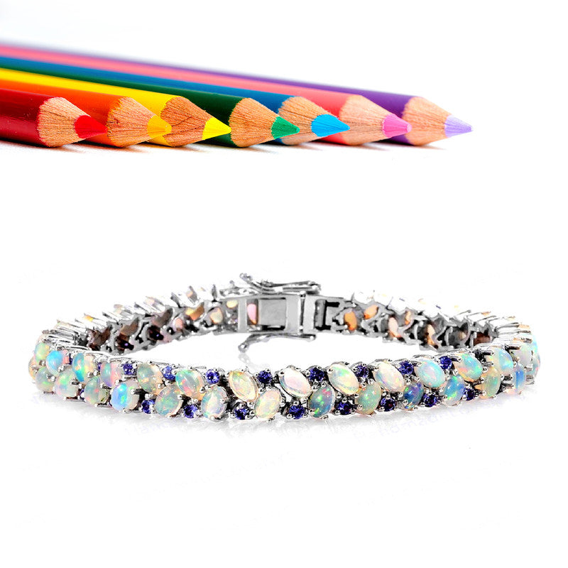 Opal, Tanzanite Bracelet
