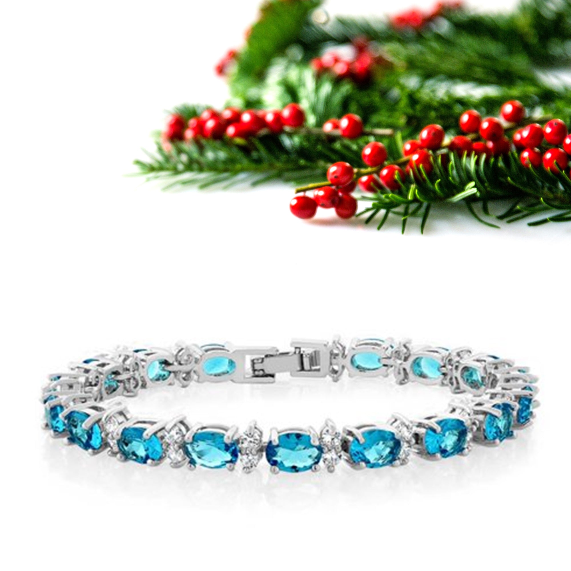 Swiss Blue Topaz Bracelet