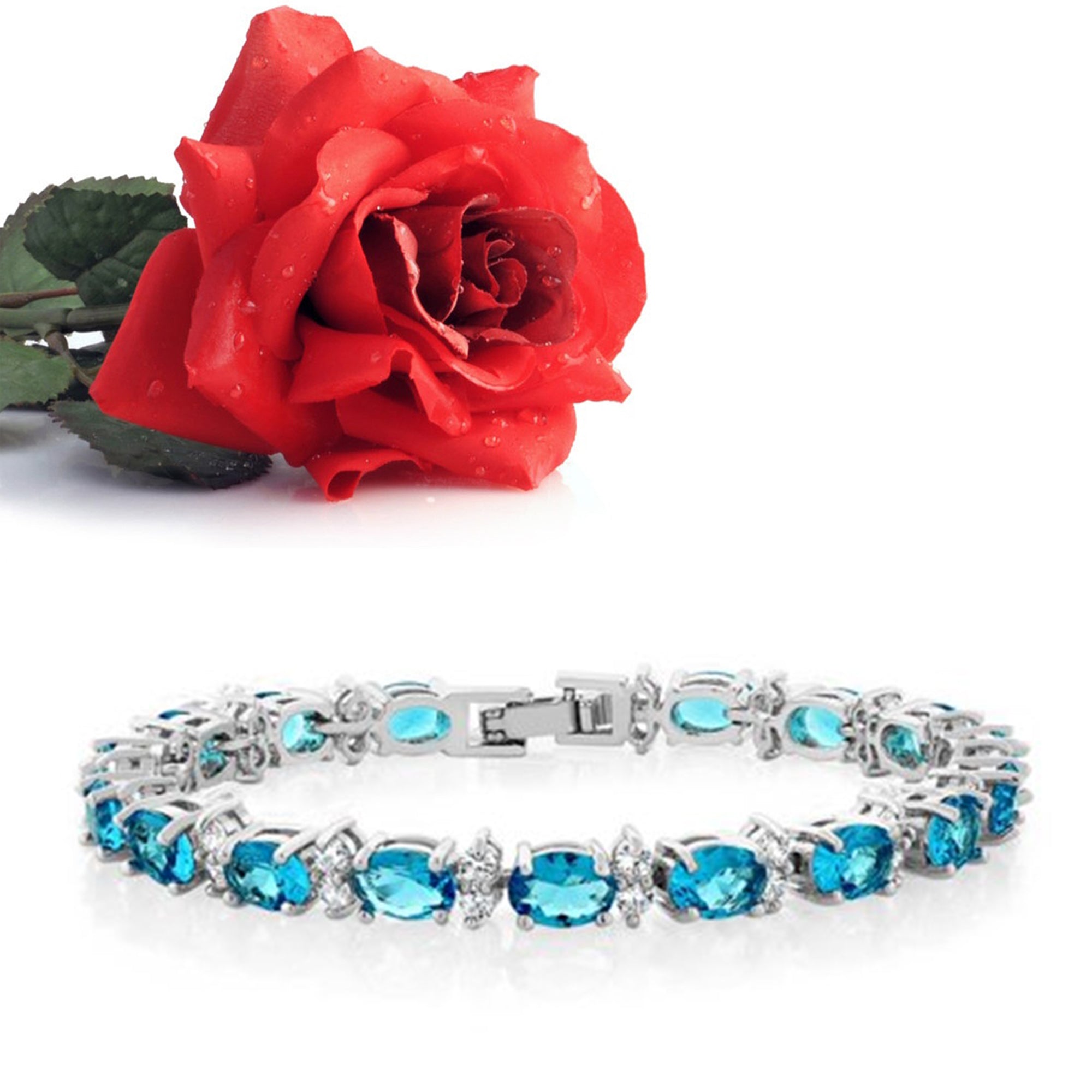 Swiss Blue Topaz Bracelet