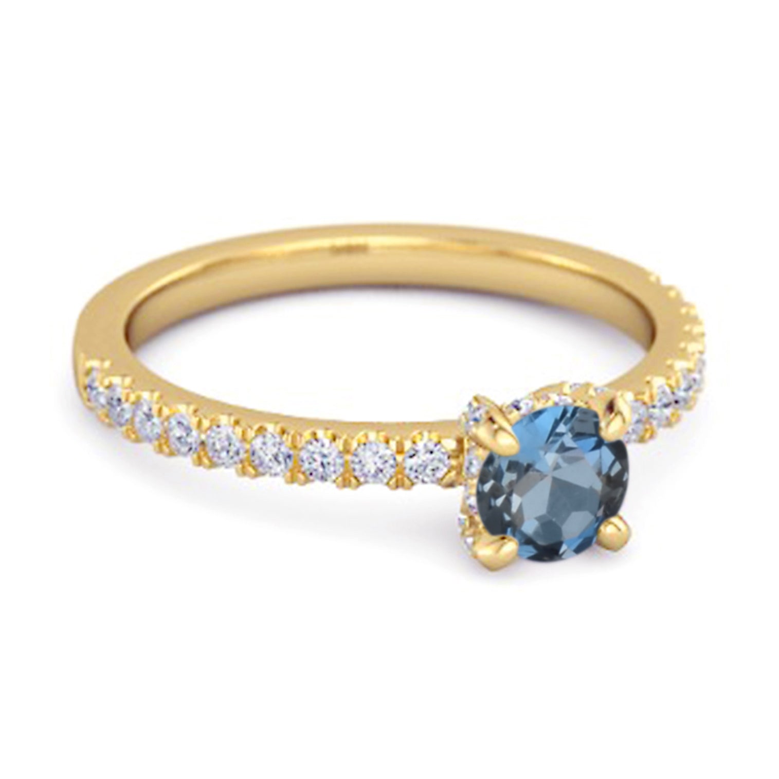 London Blue Topaz Ring