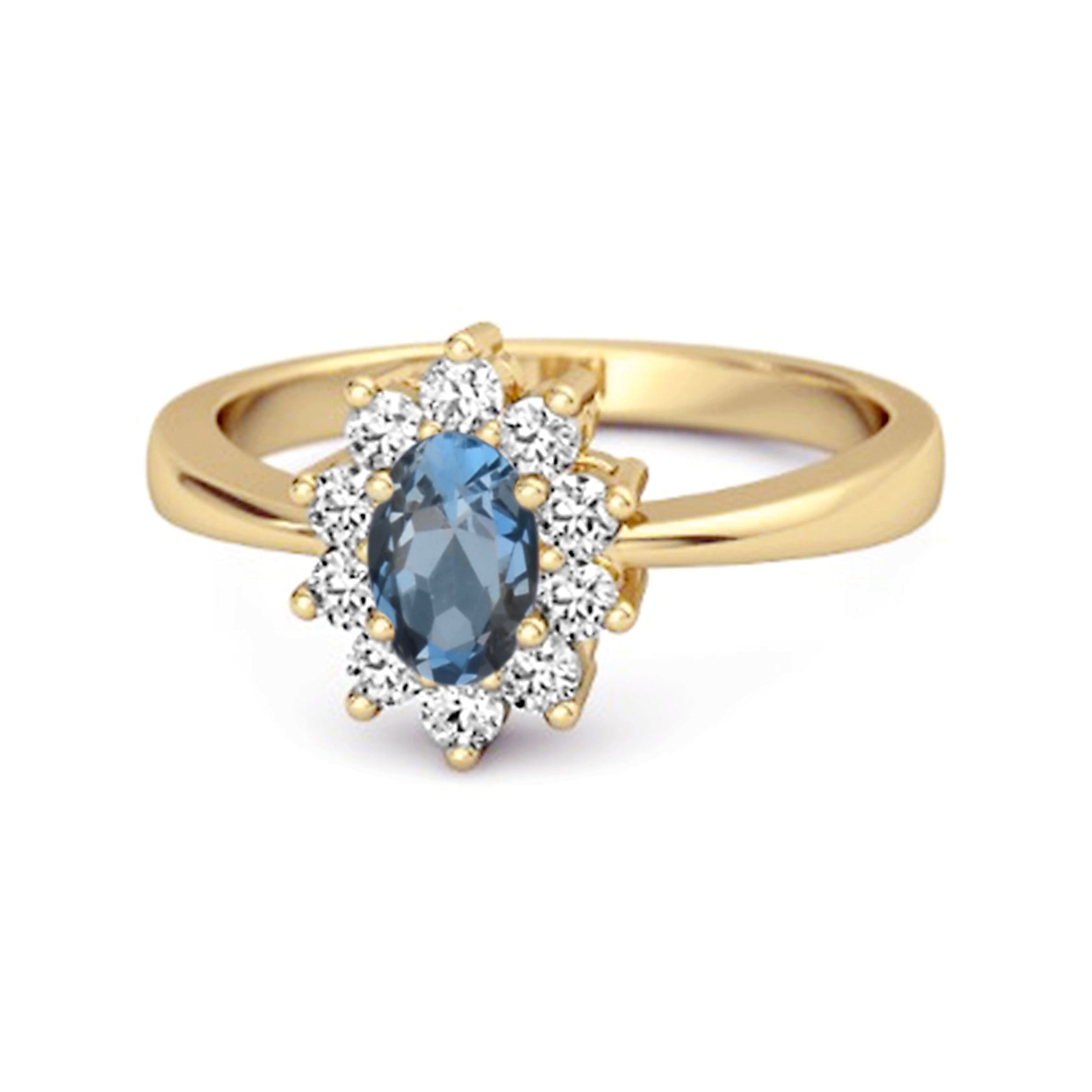 London Blue Topaz Ring