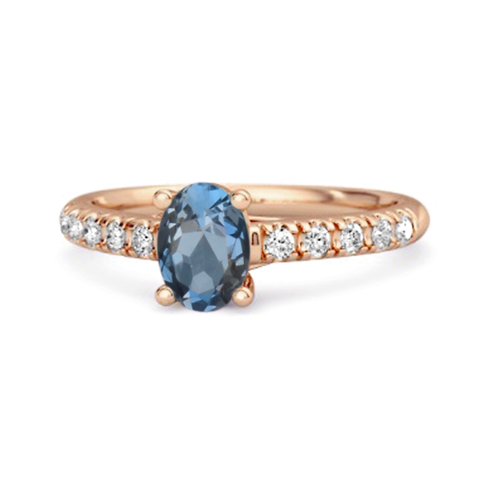 London Blue Topaz Ring
