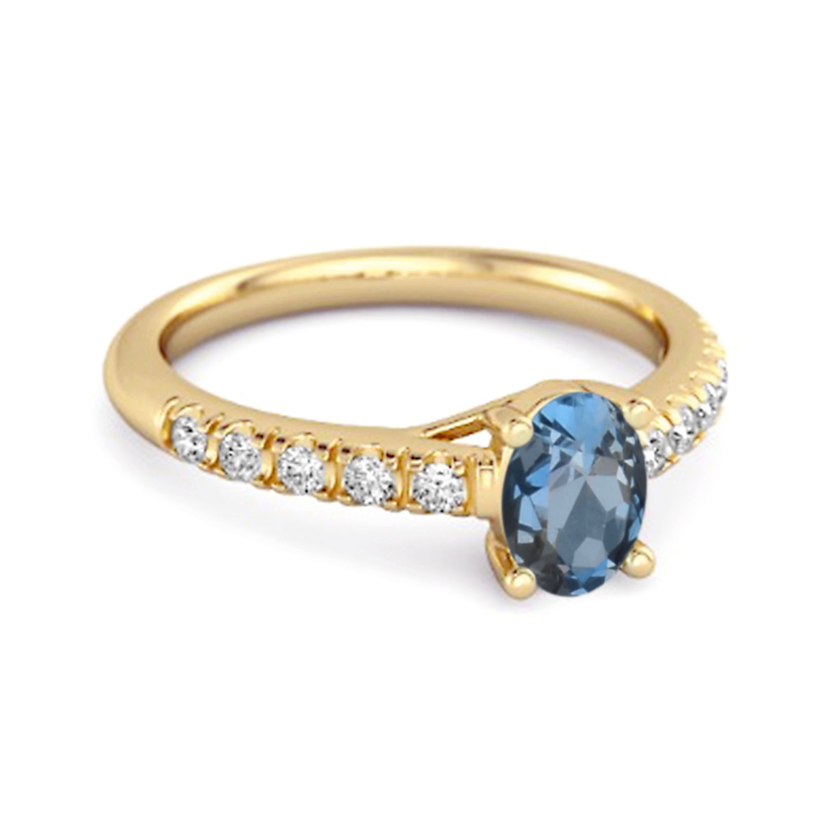 London Blue Topaz Ring