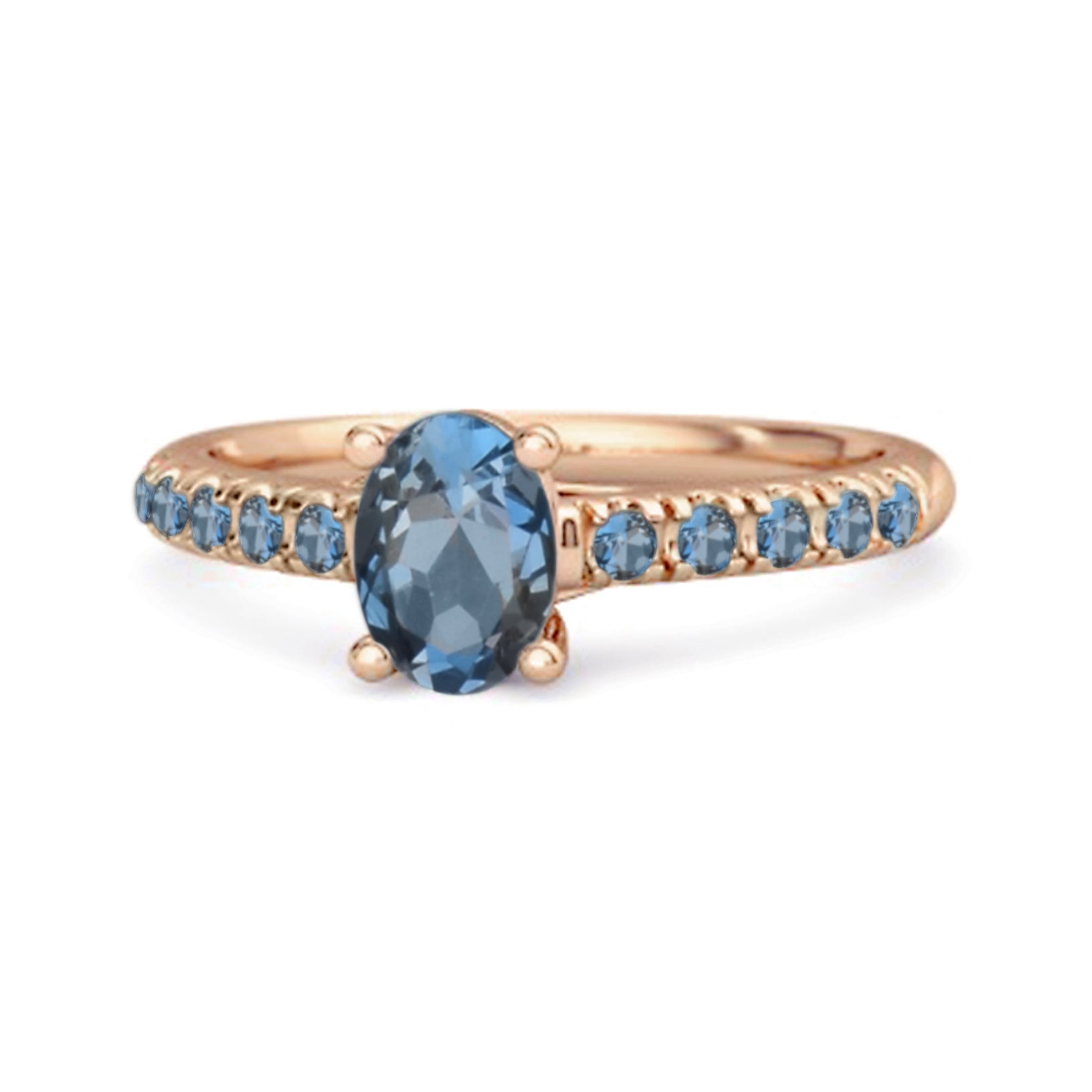 London Blue Topaz Ring