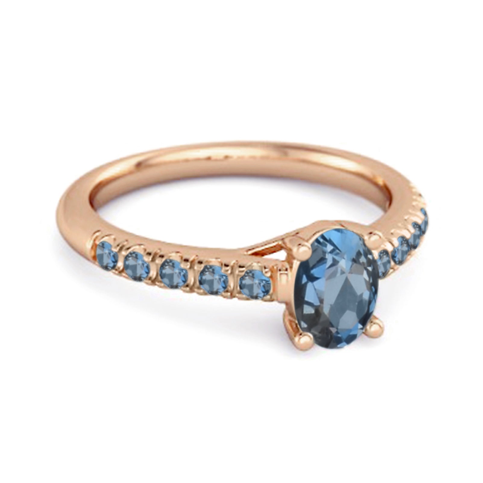London Blue Topaz Ring