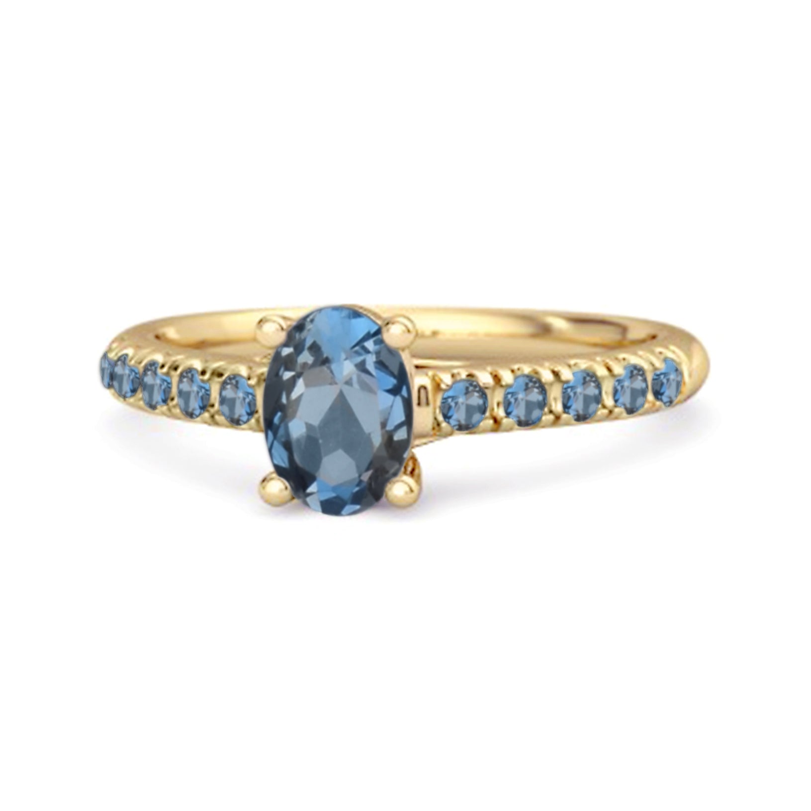 London Blue Topaz Ring