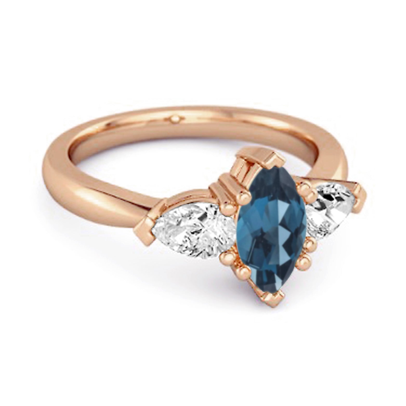 London Blue Topaz Ring