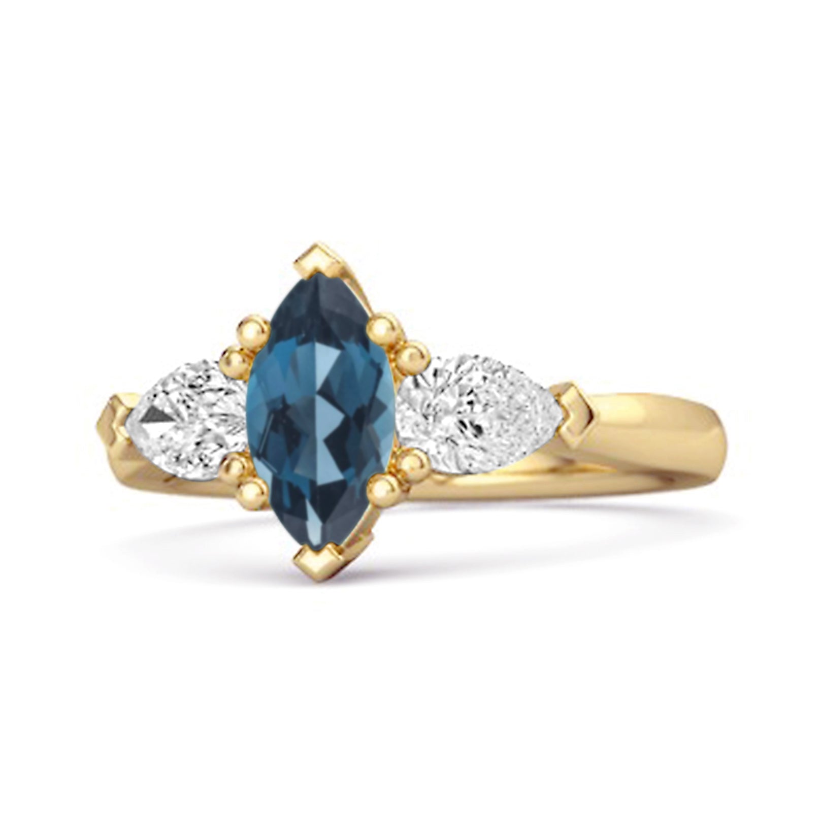 London Blue Topaz Ring