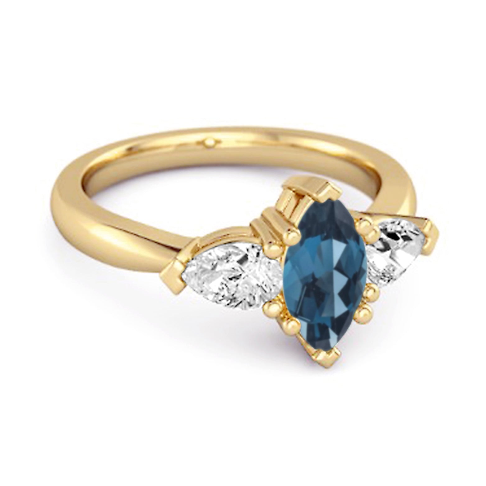 London Blue Topaz Ring