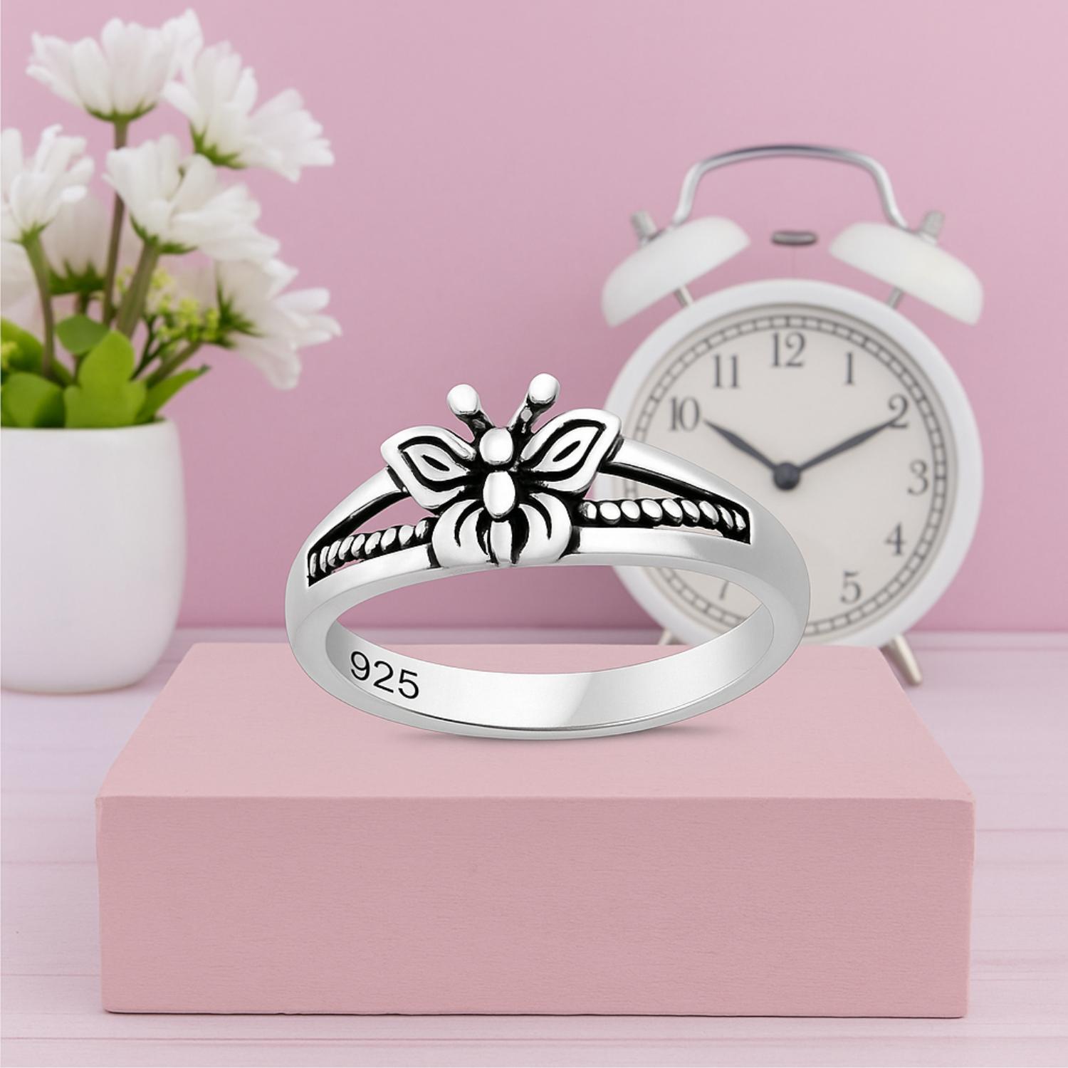 Butterfly Women’s Ring - Sterling Silver