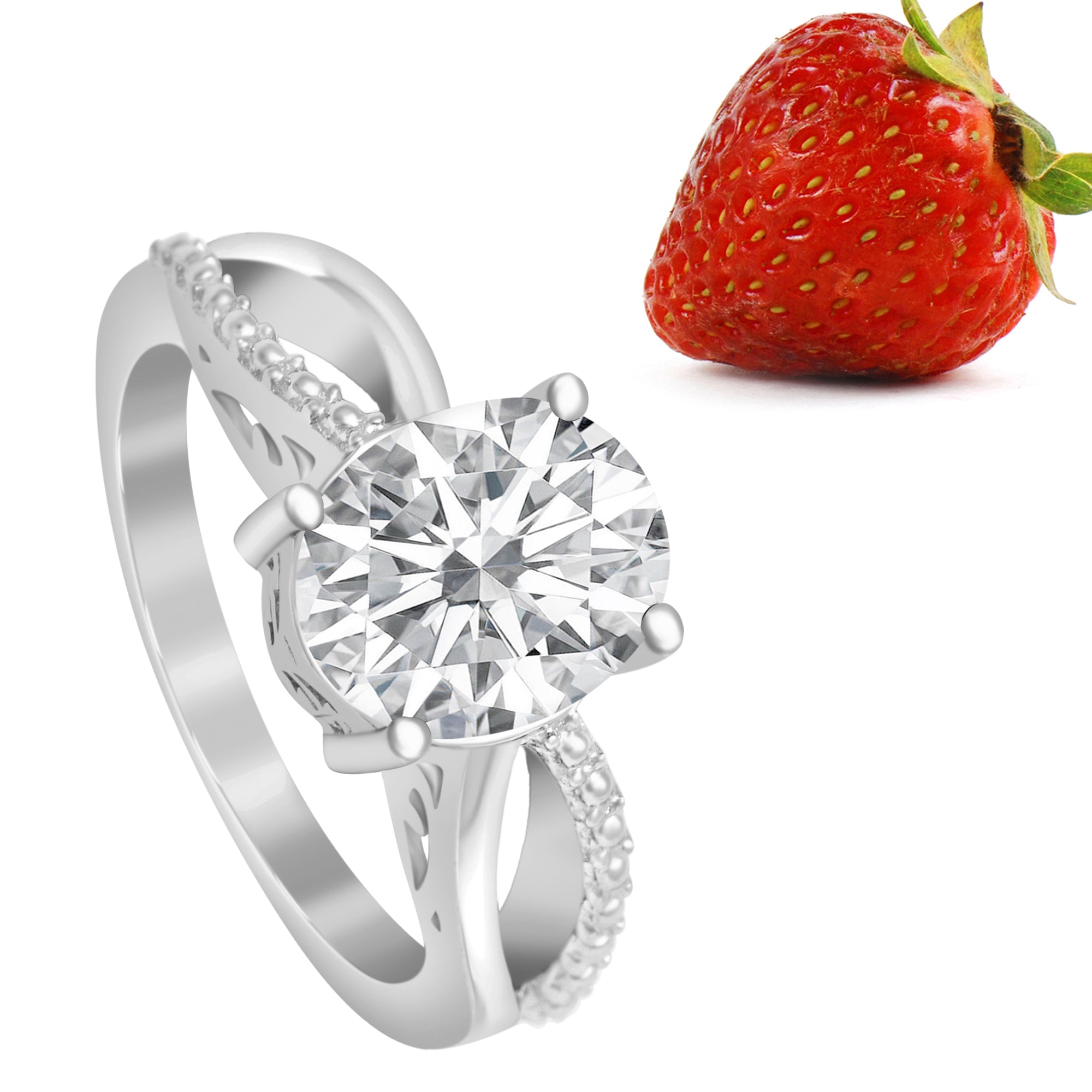 Moissanite Ring