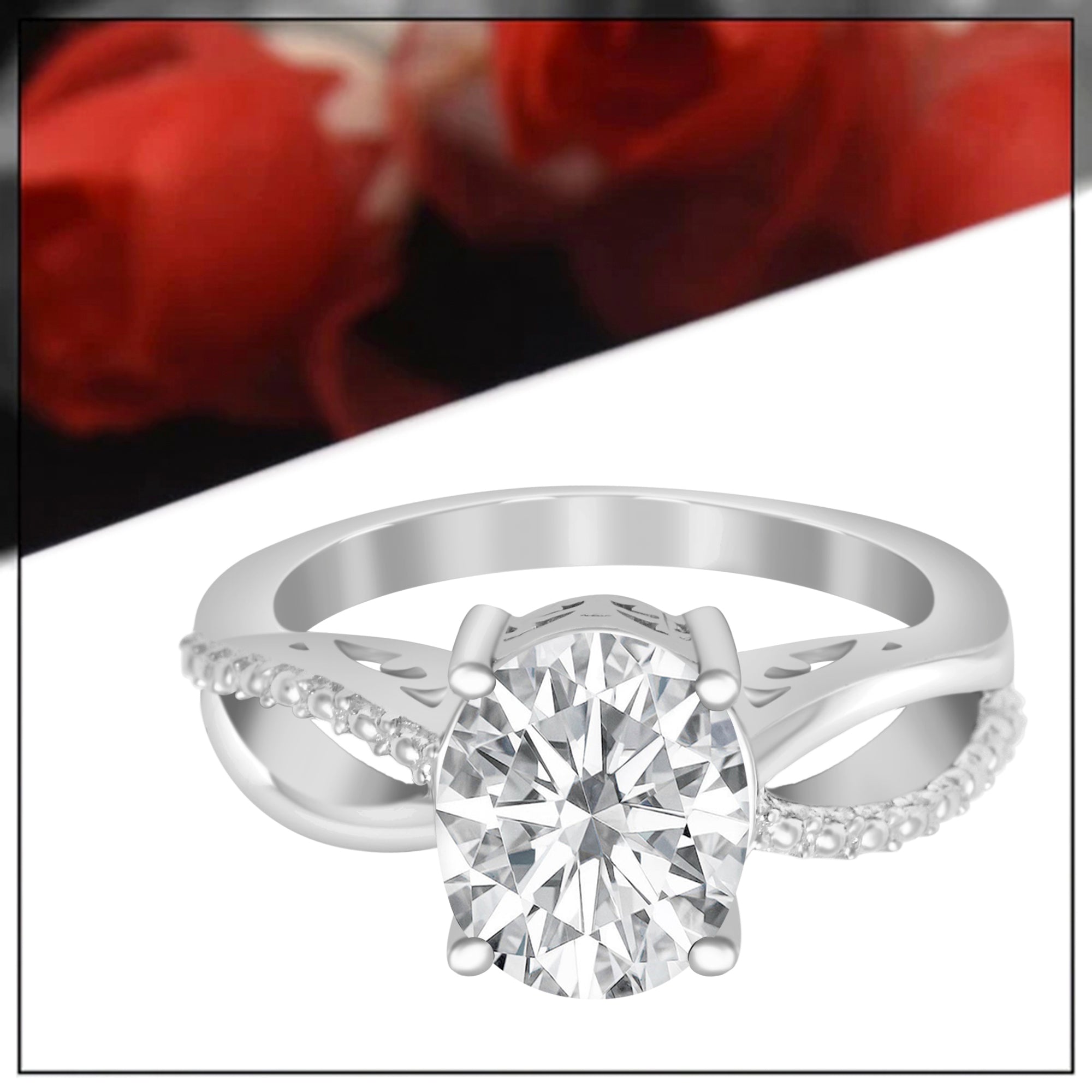 Moissanite Ring