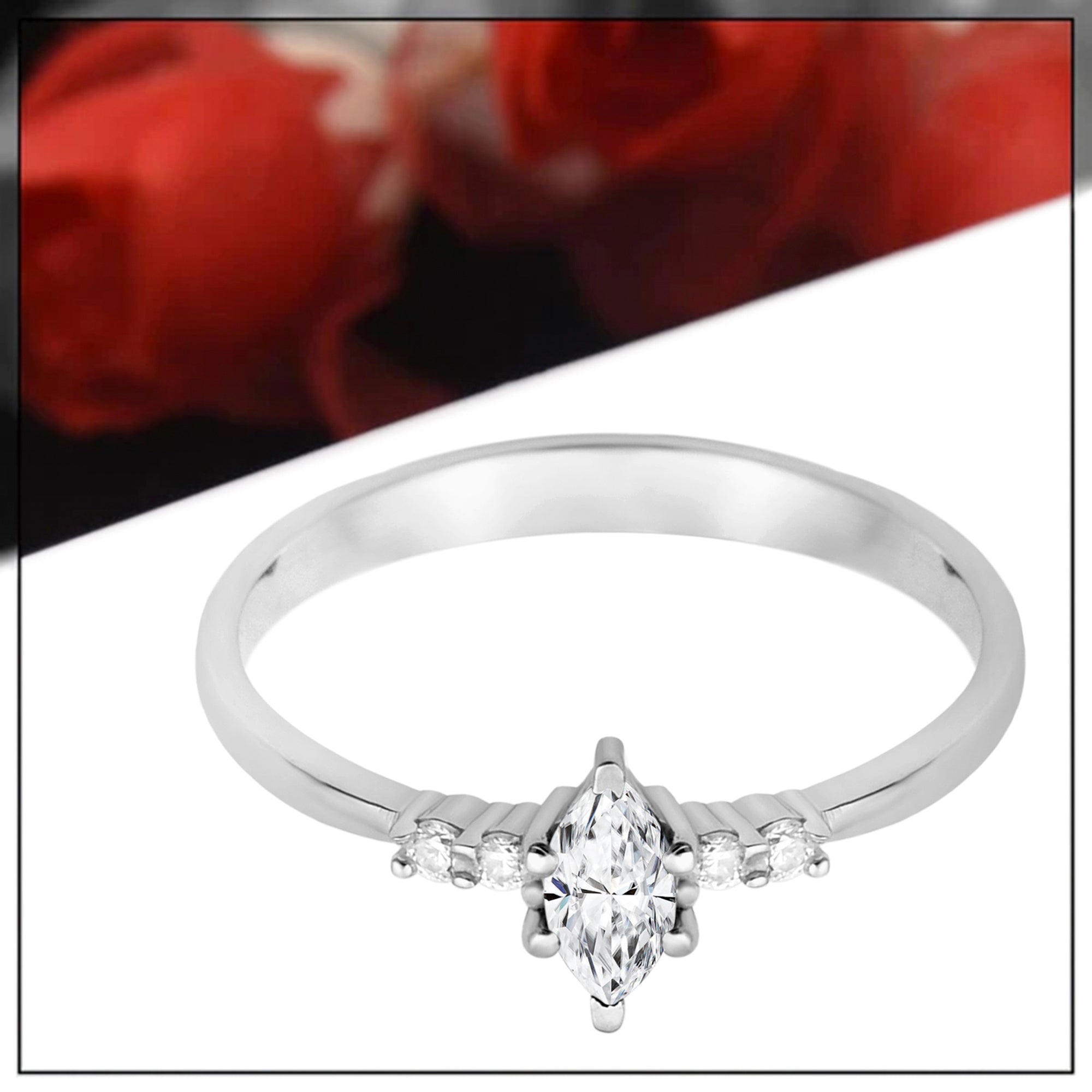 Moissanite Ring