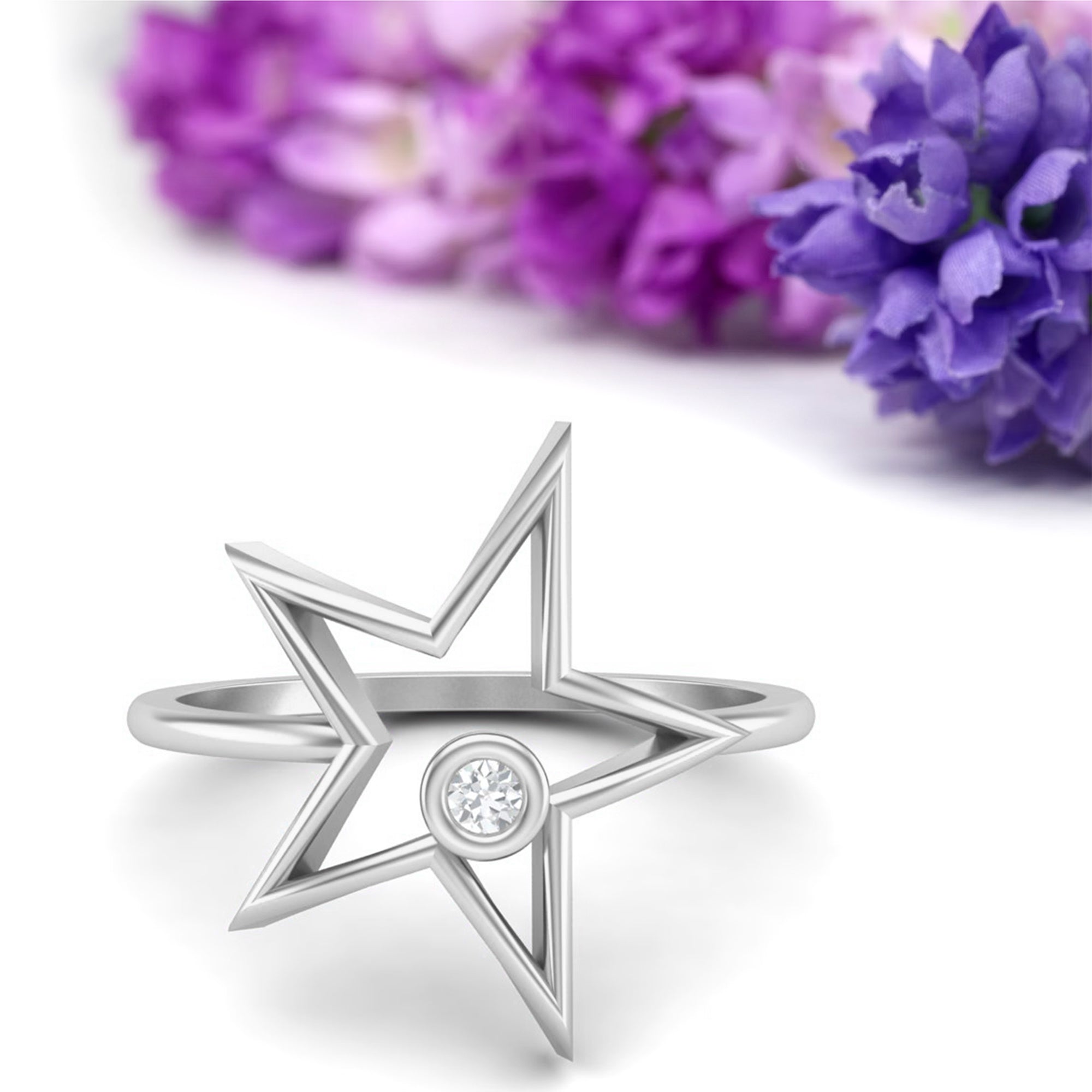 Moissanite Ring