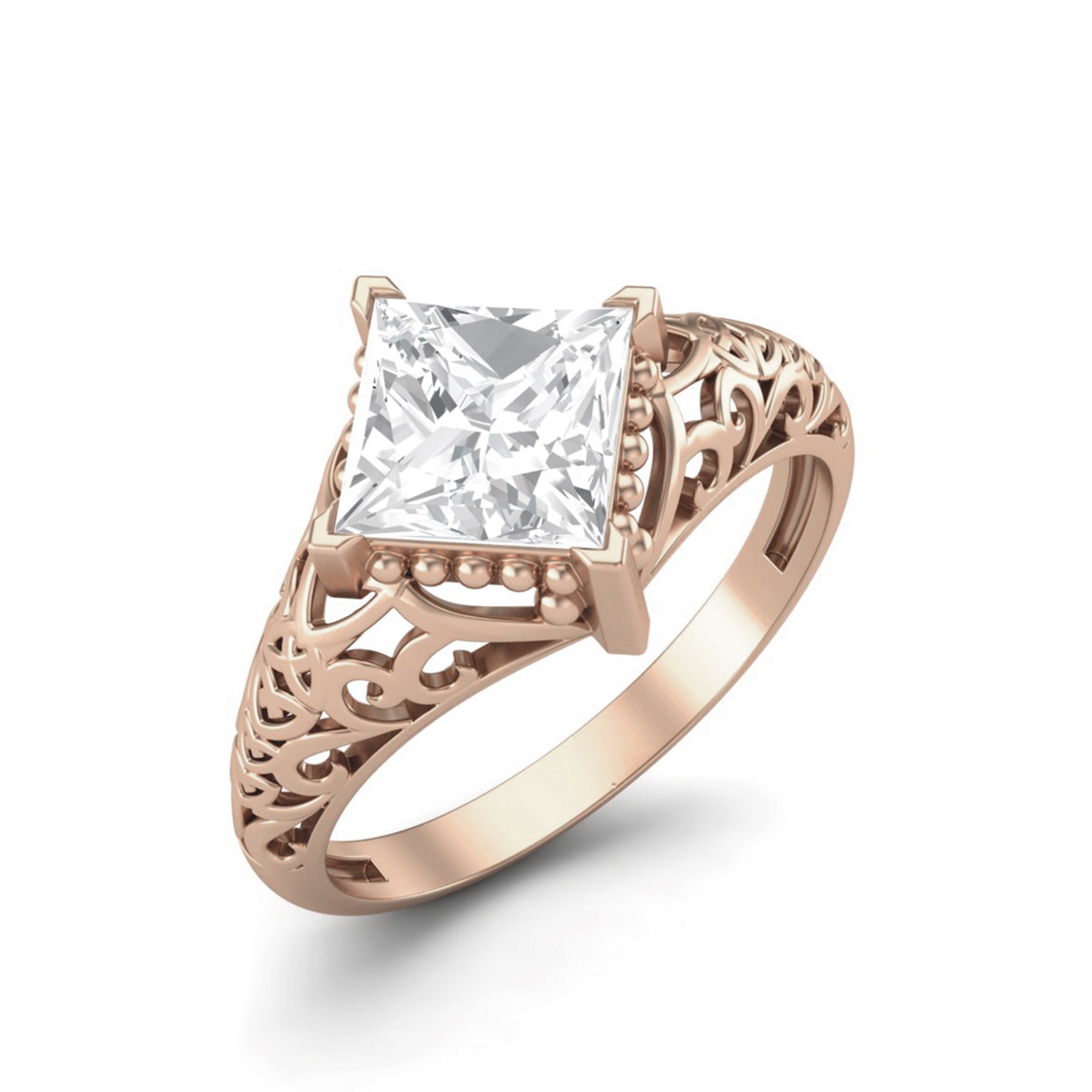 Moissanite Ring