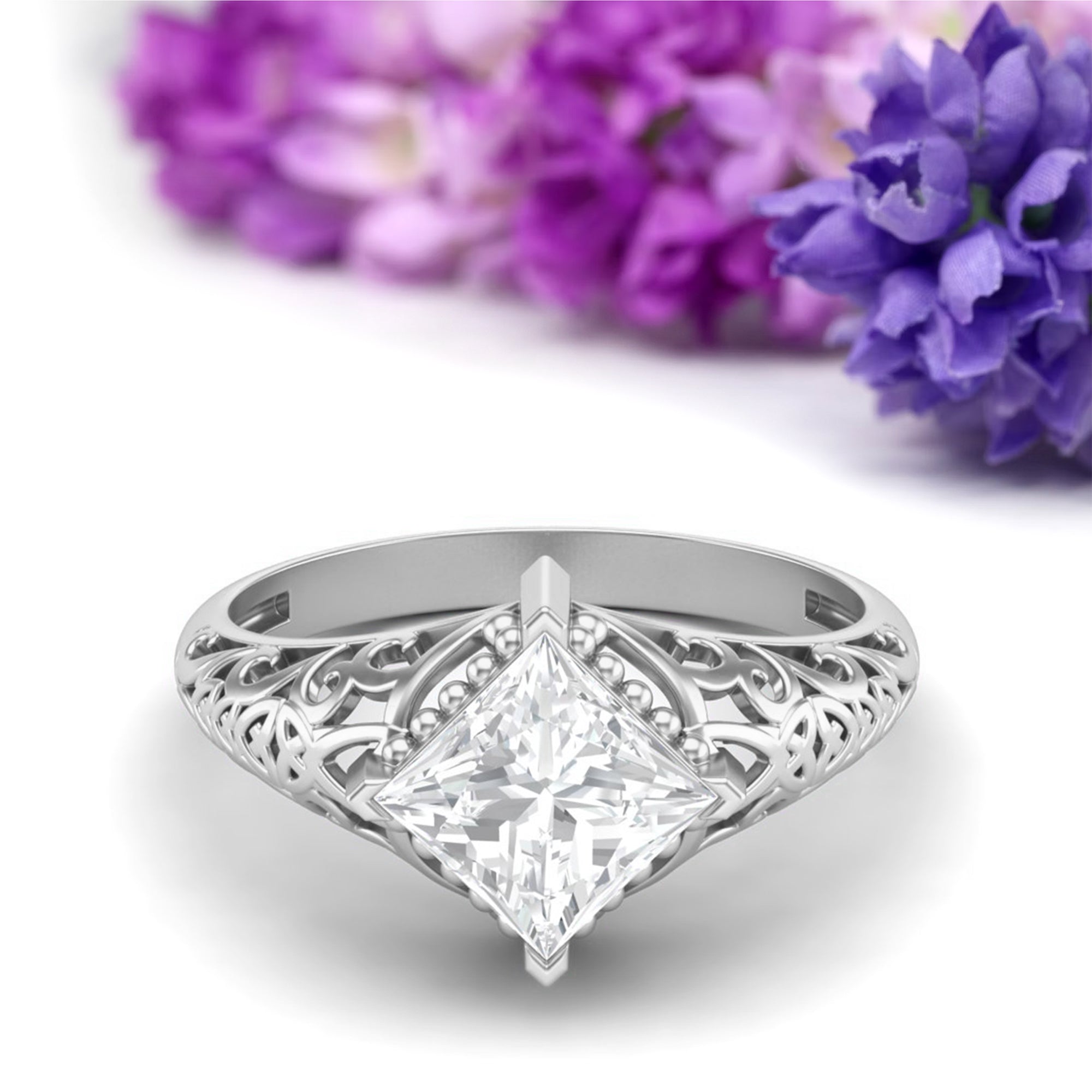 Moissanite Ring
