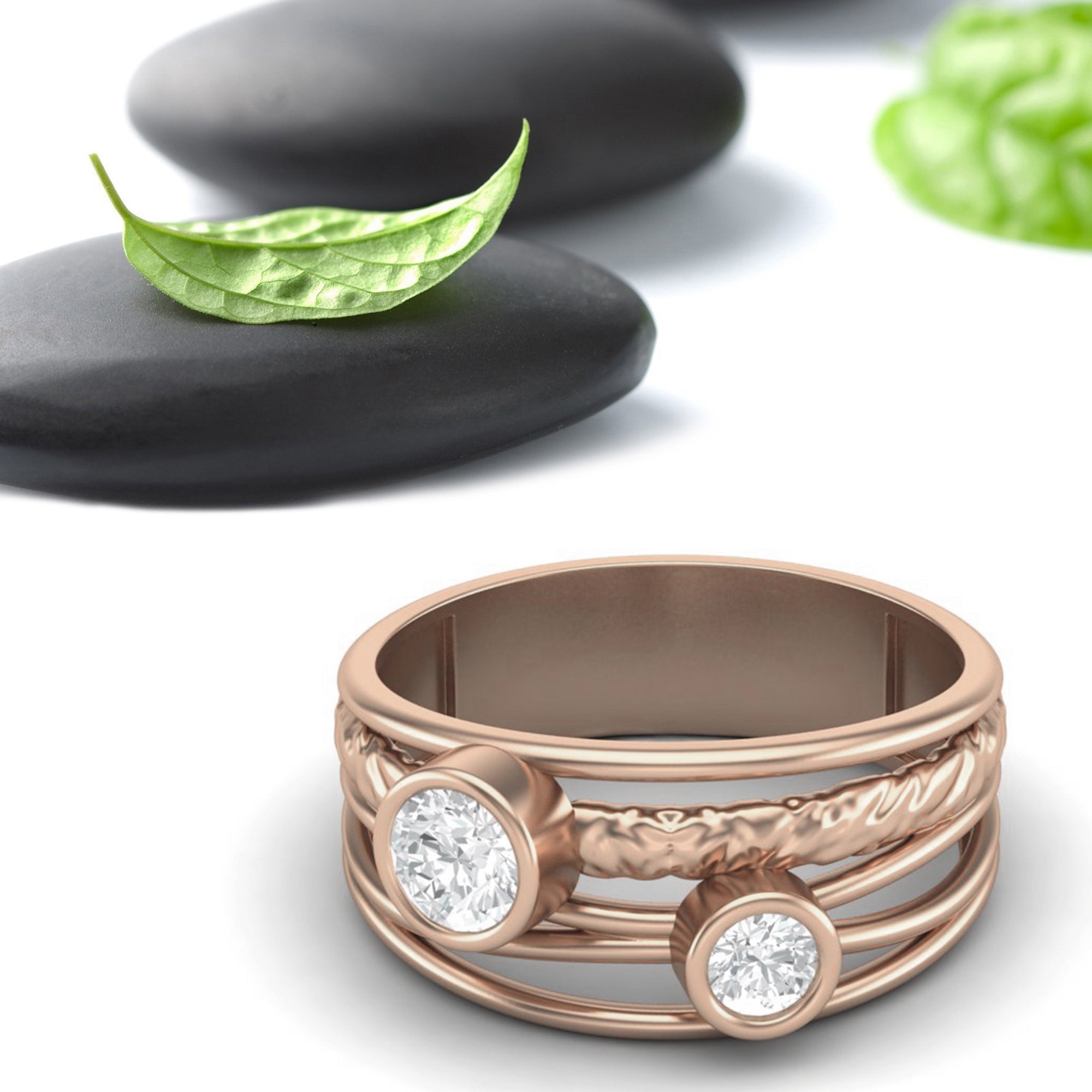 Moissanite Ring