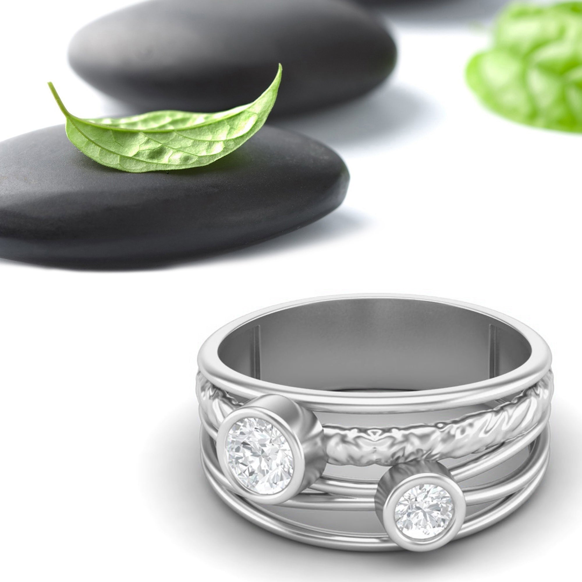 Moissanite Ring