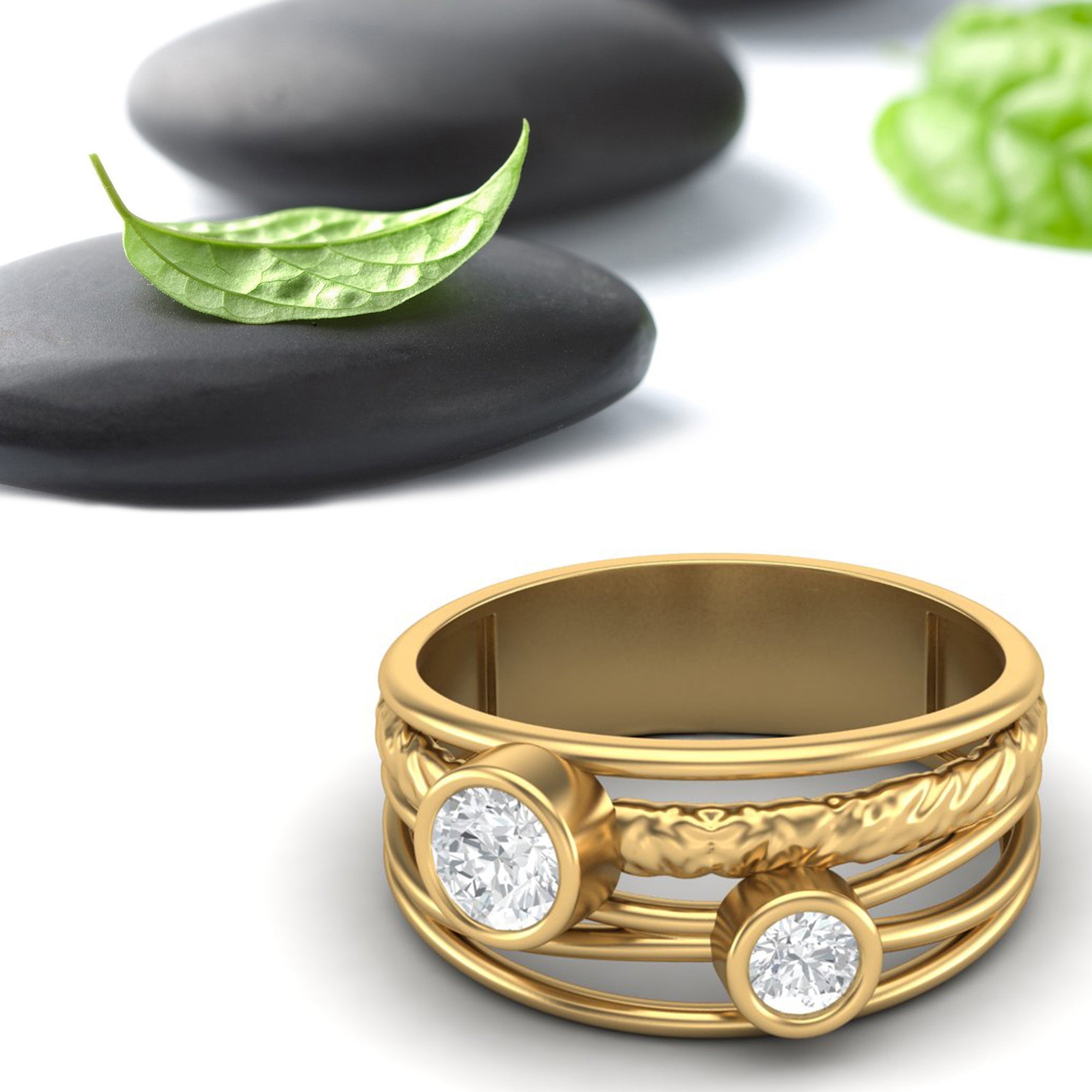 Moissanite Ring