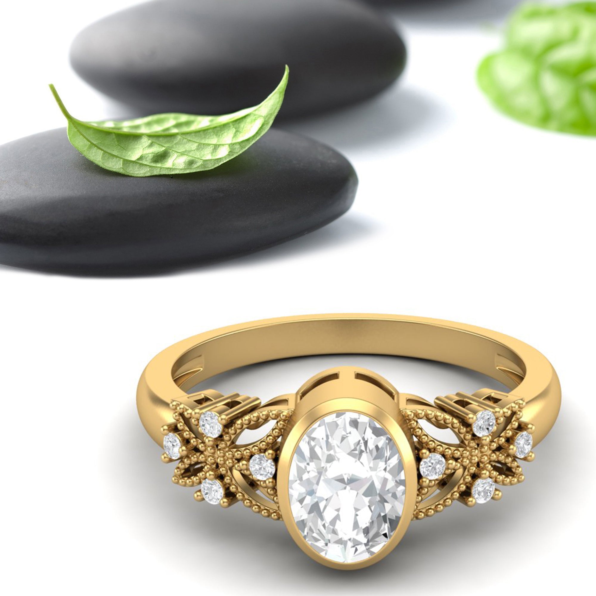 Moissanite Ring