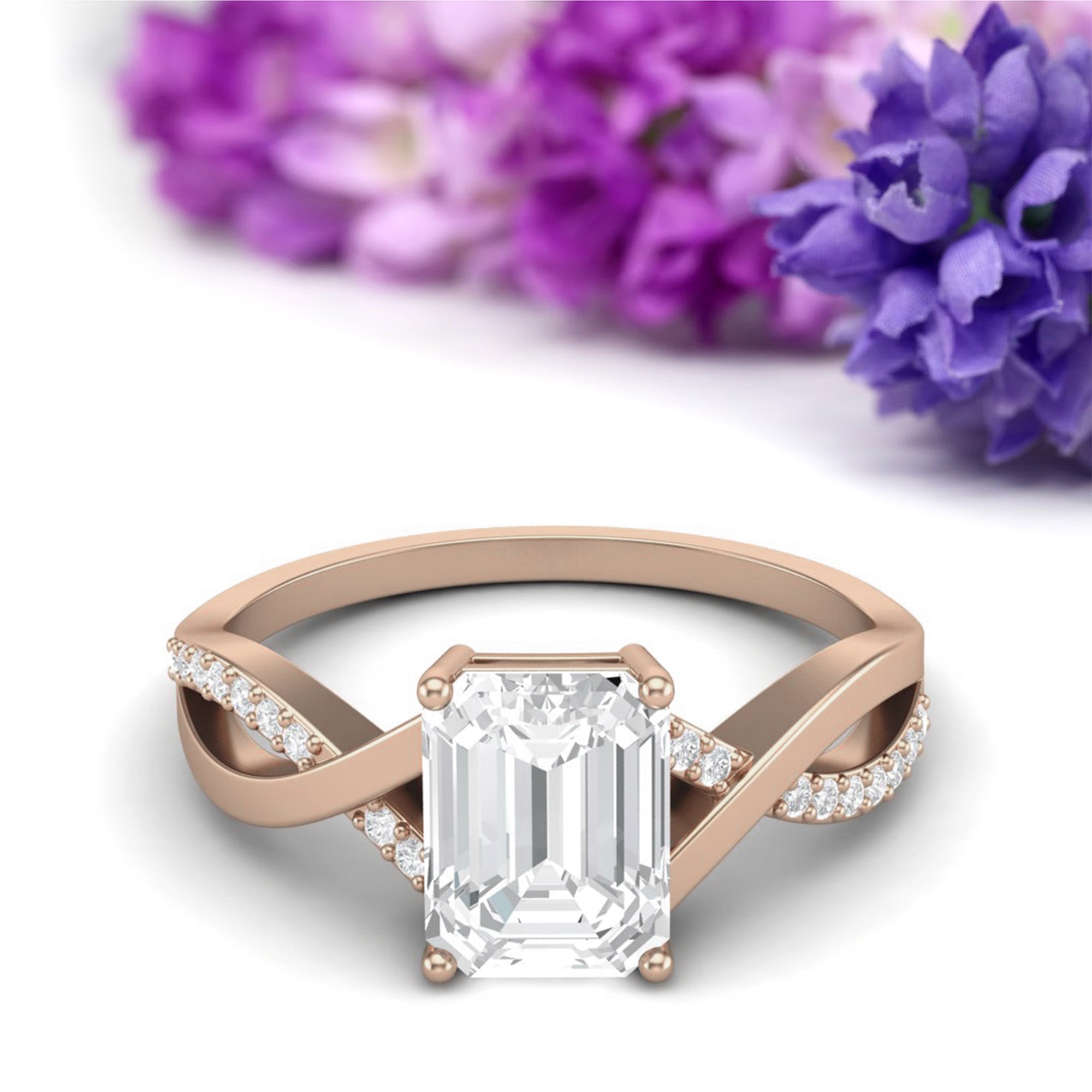 Moissanite Ring