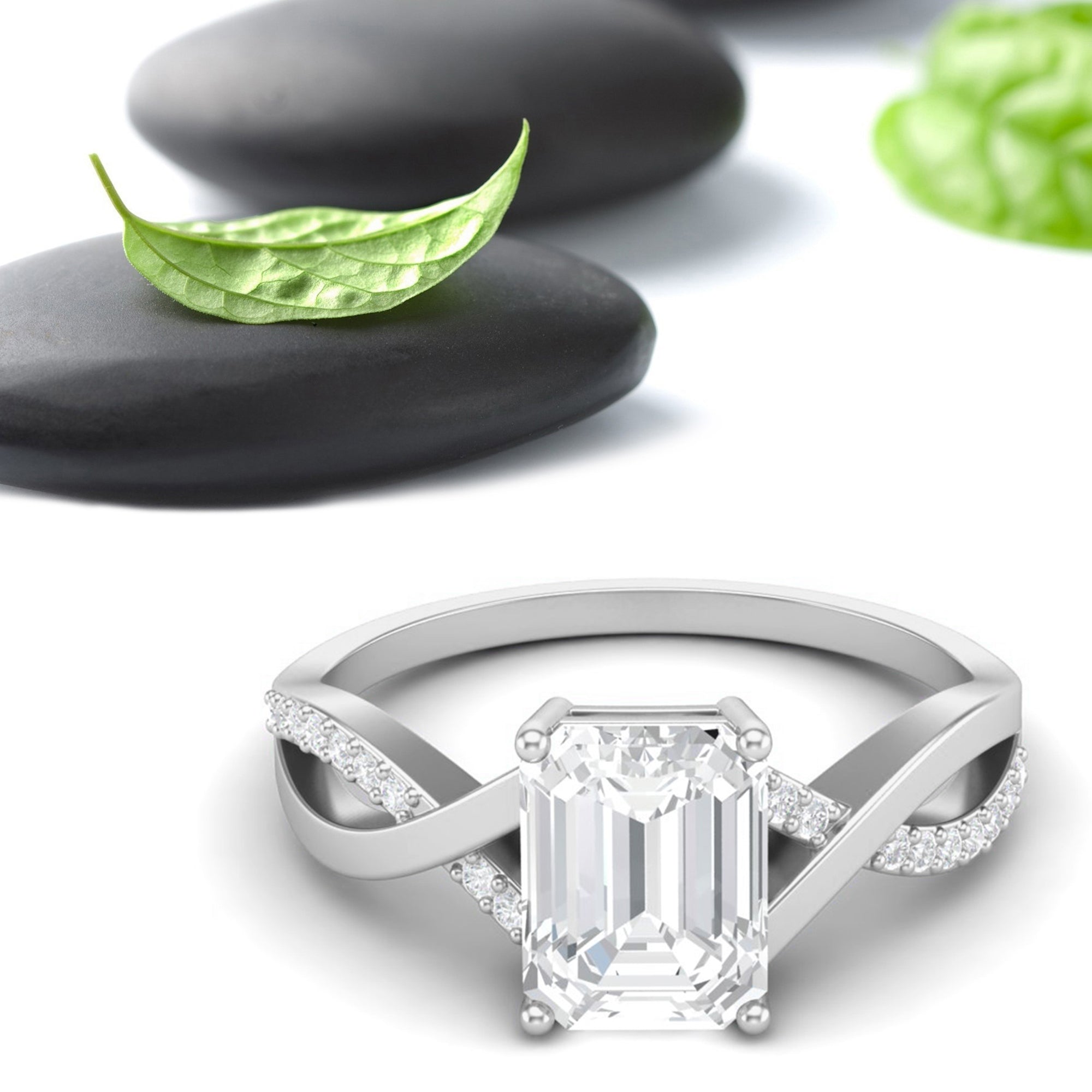 Moissanite Ring