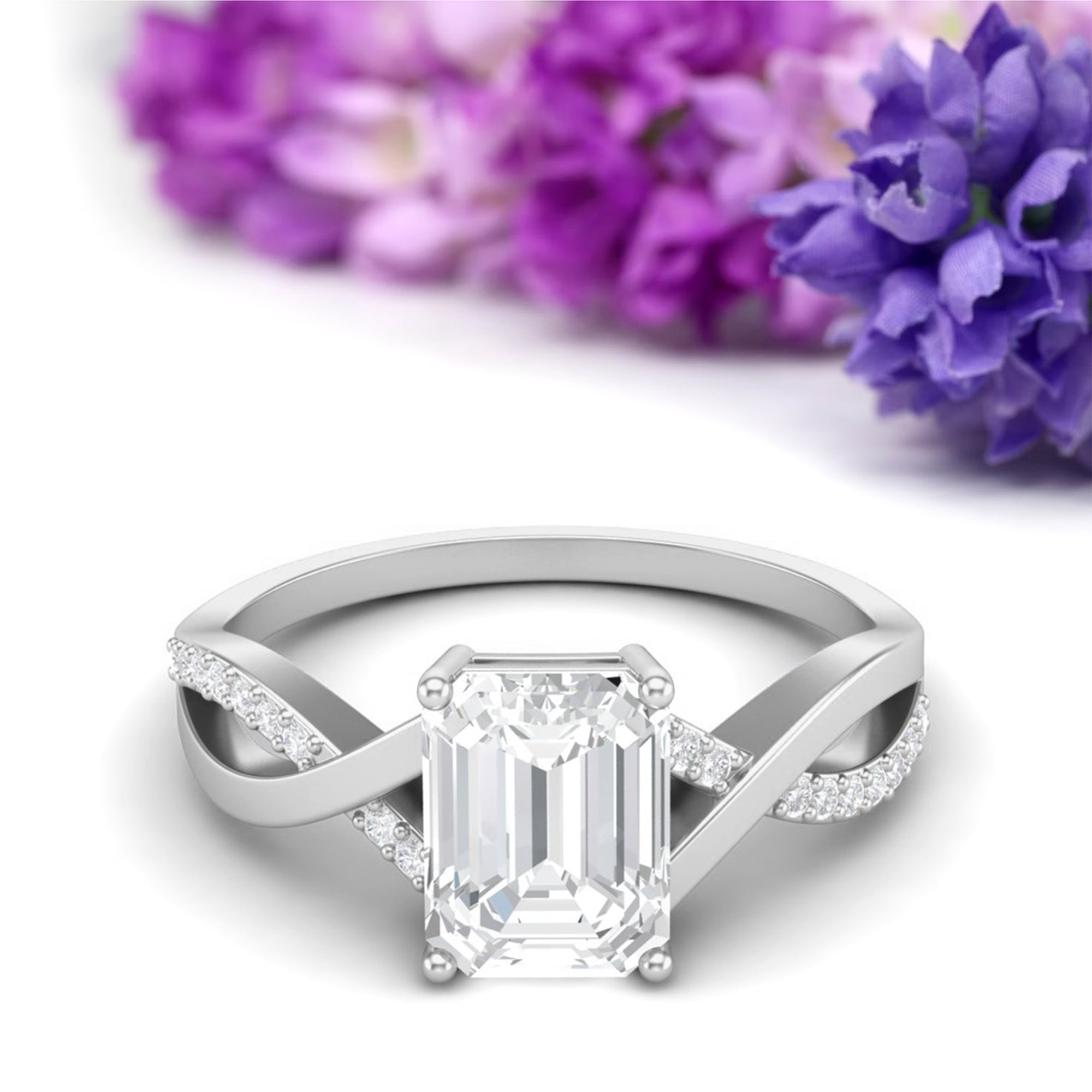 Moissanite Ring