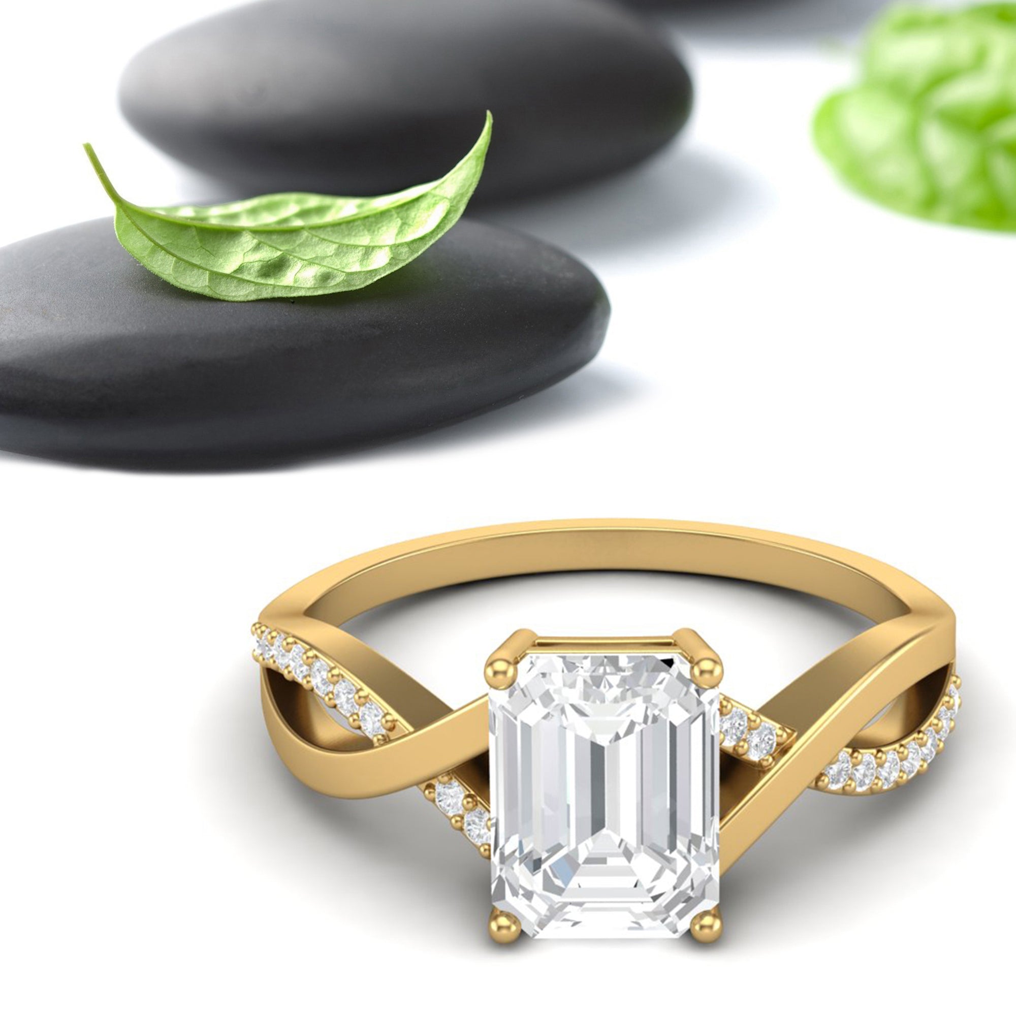 Moissanite Ring