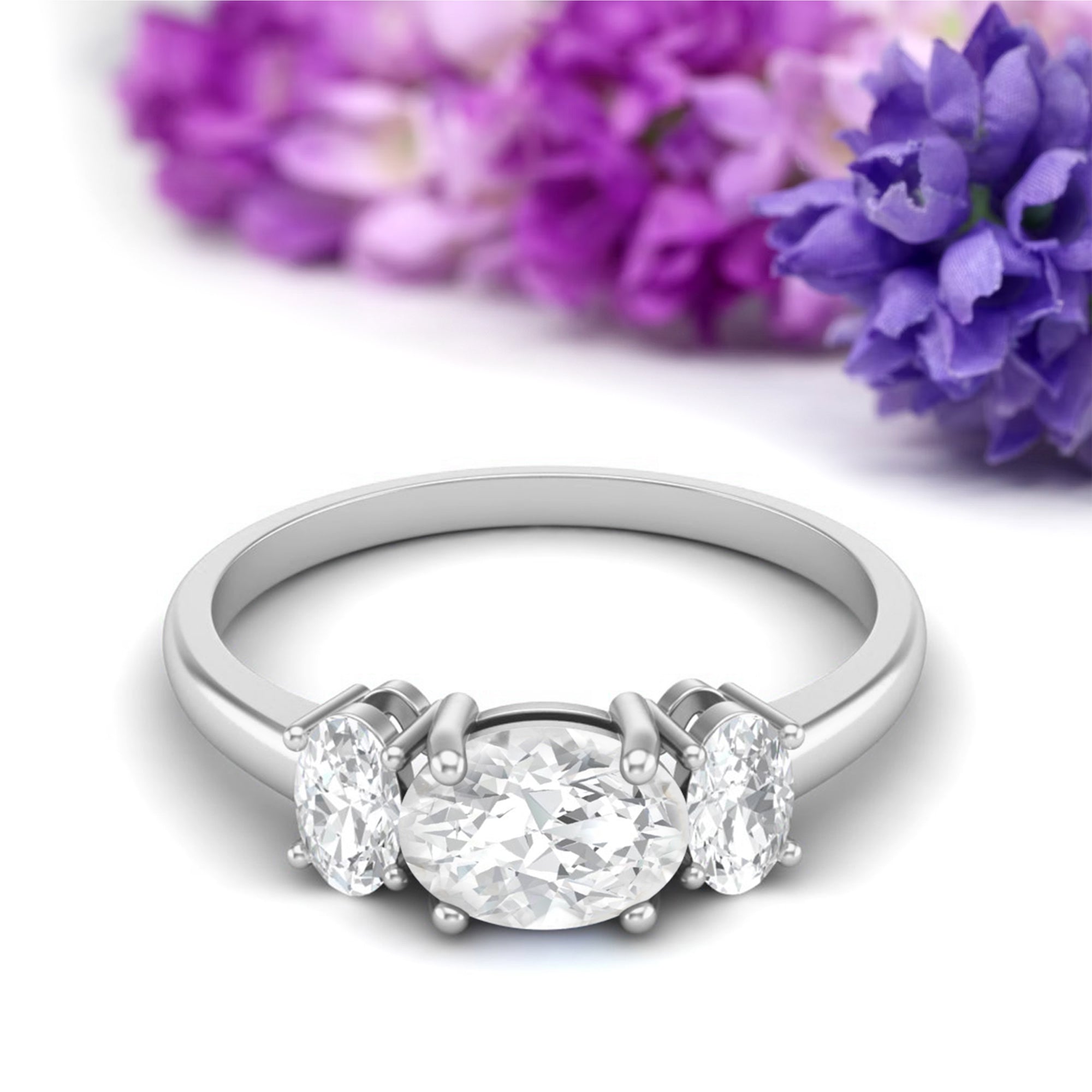 Moissanite Ring