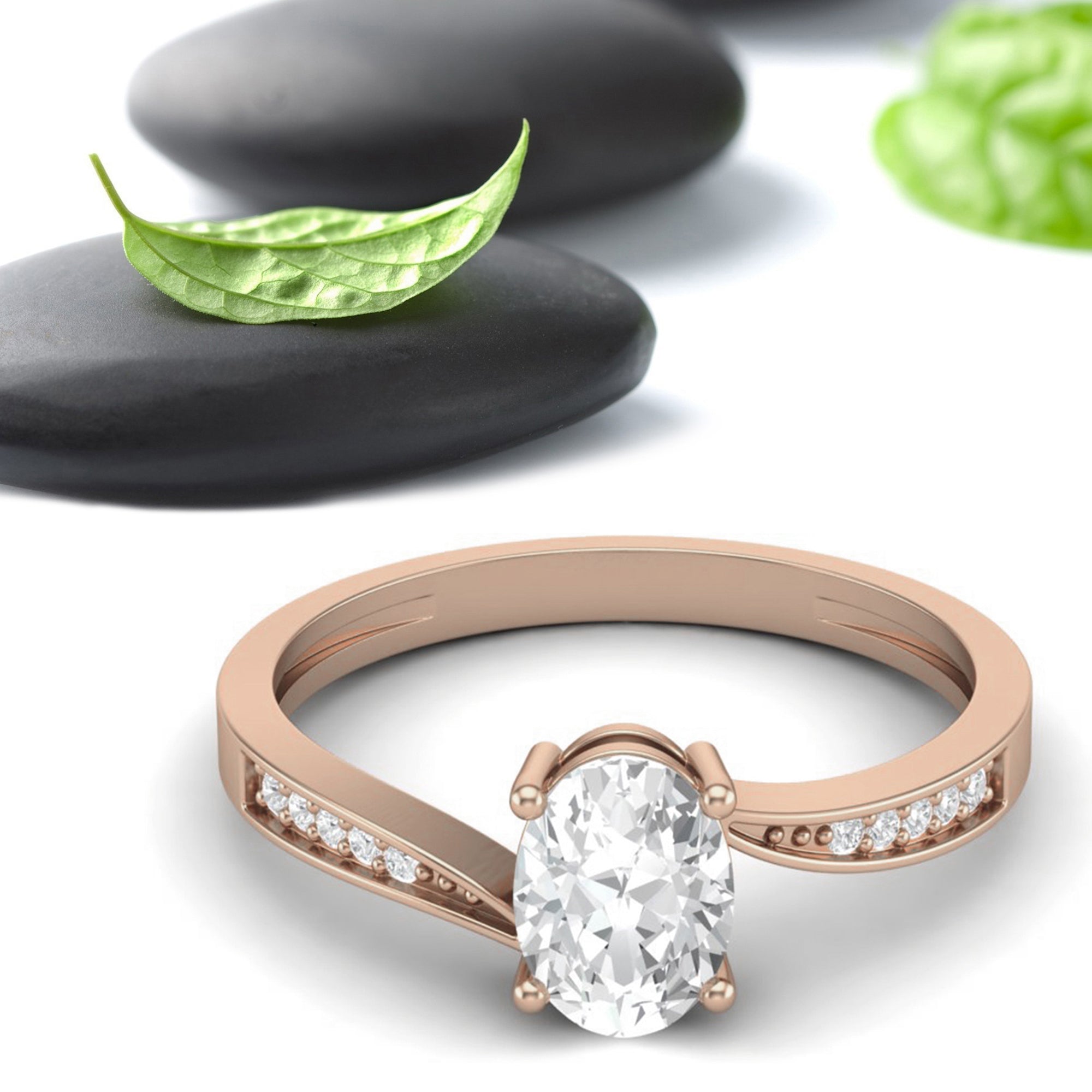 Moissanite Ring