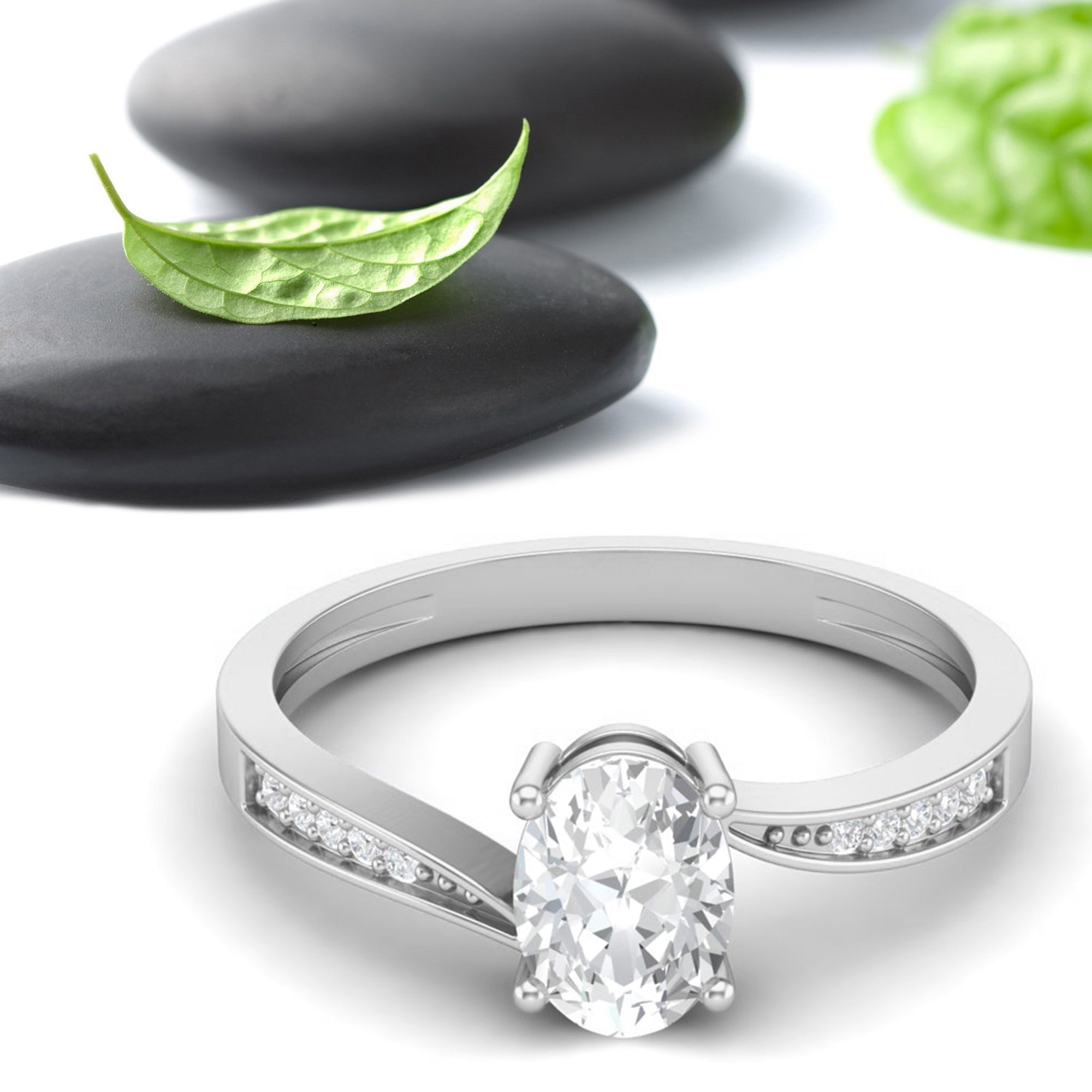 Moissanite Ring