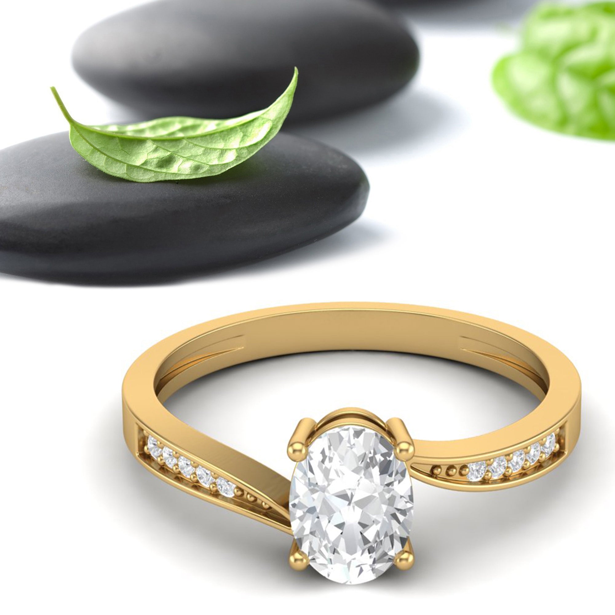 Moissanite Ring