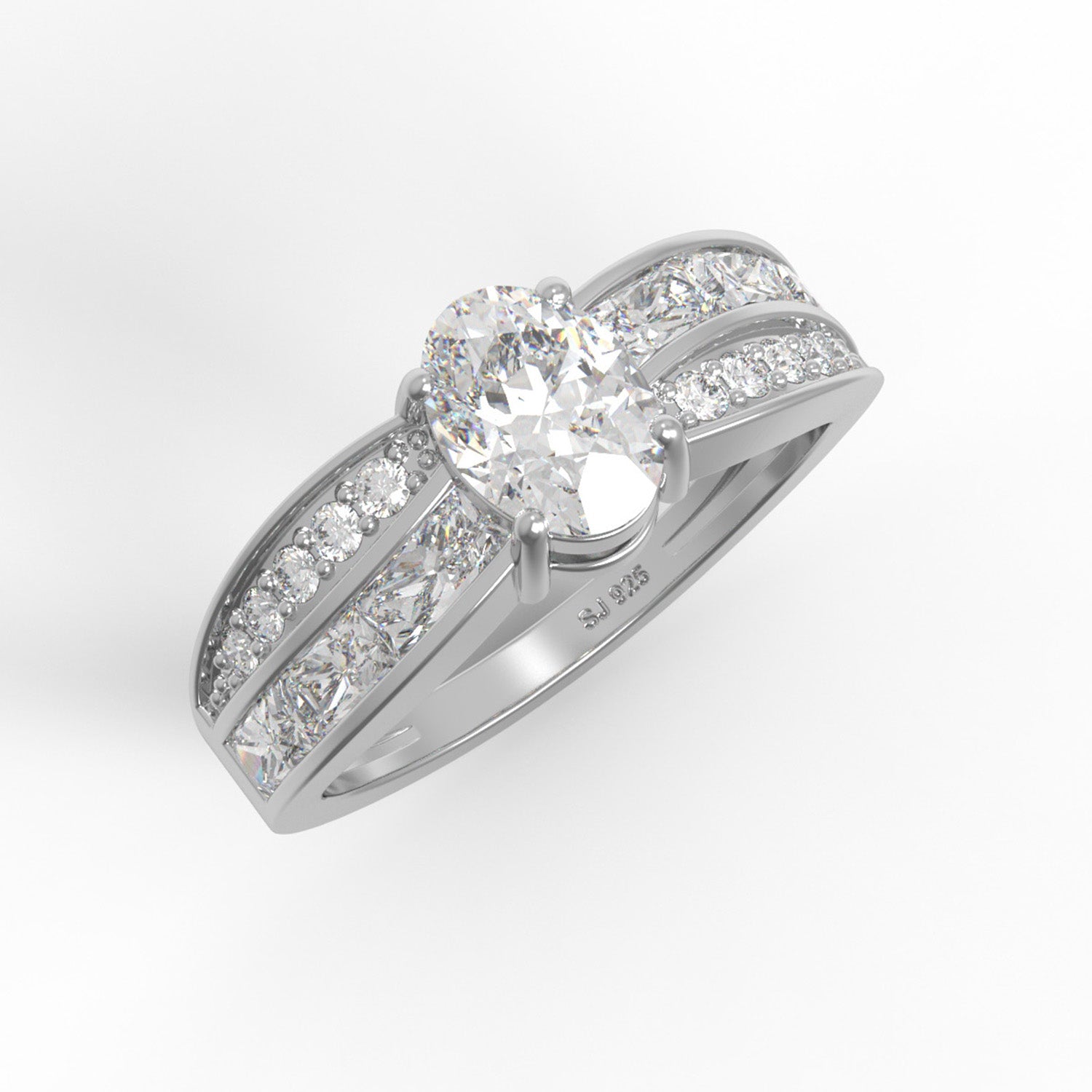 Moissanite Ring