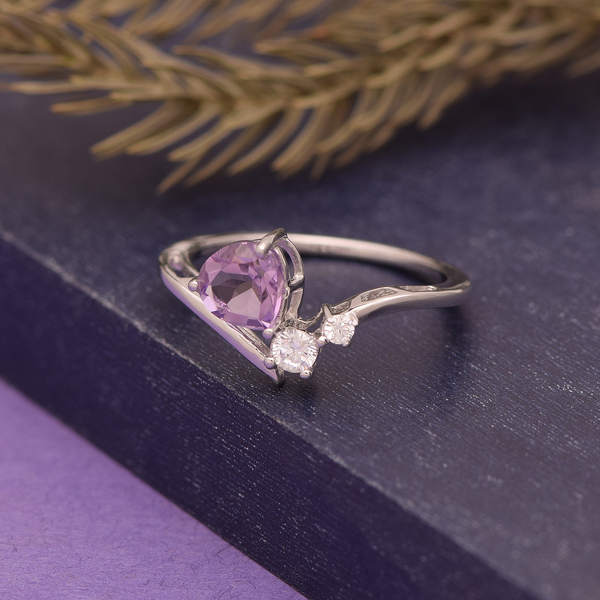 African Amethyst Ring