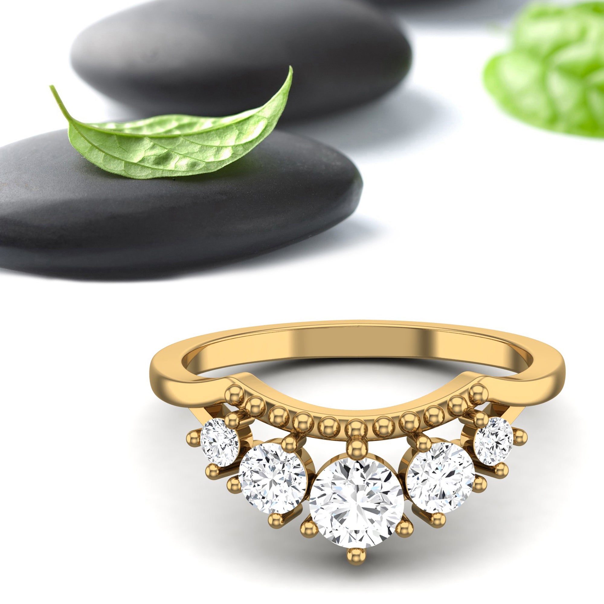 Moissanite Ring