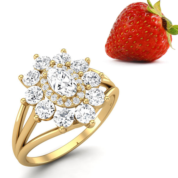 Moissanite Ring