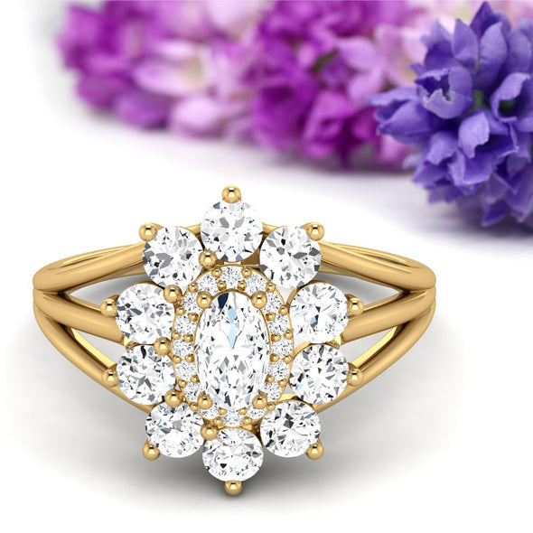 Moissanite Ring