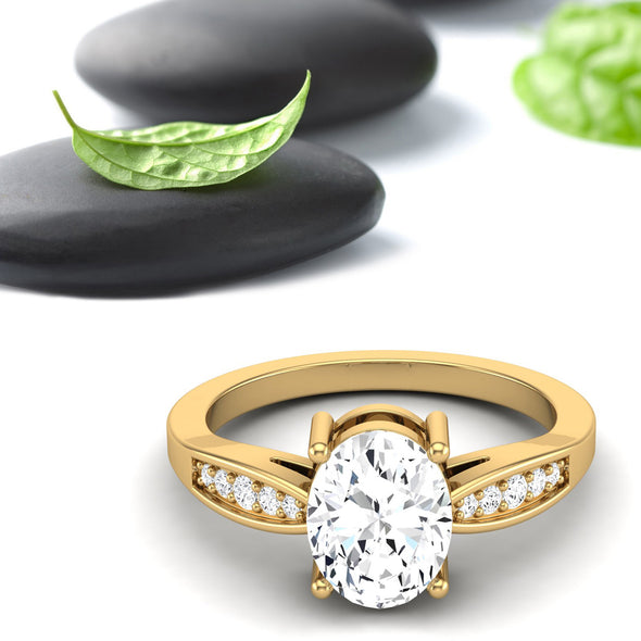 Moissanite Ring