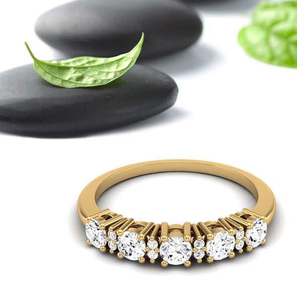 Moissanite Ring