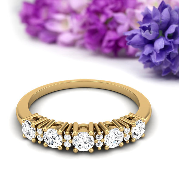Moissanite Ring