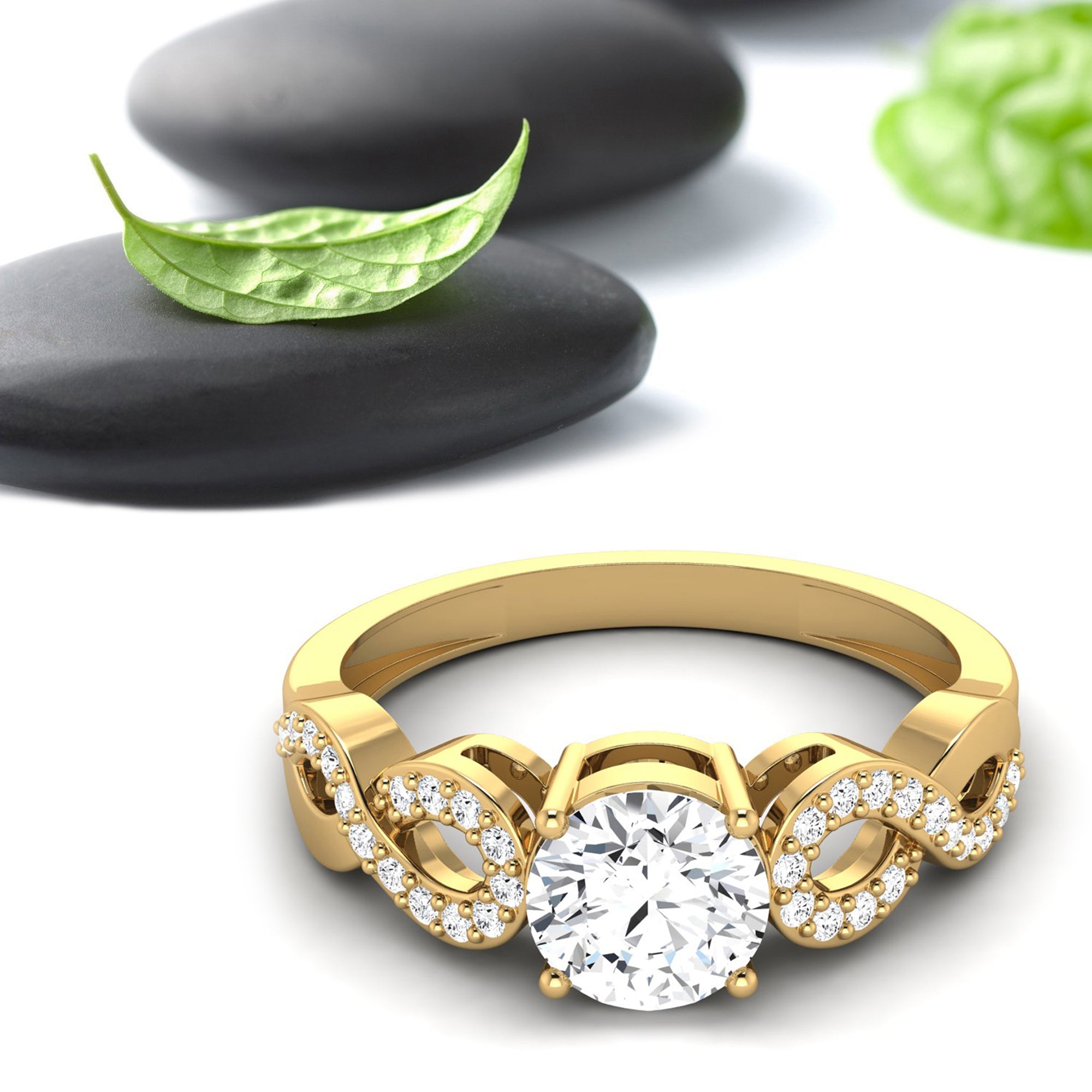 Moissanite Ring