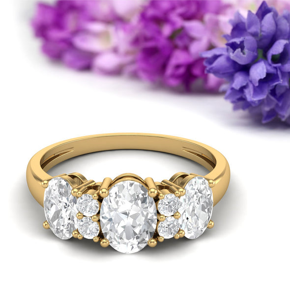 Moissanite Ring