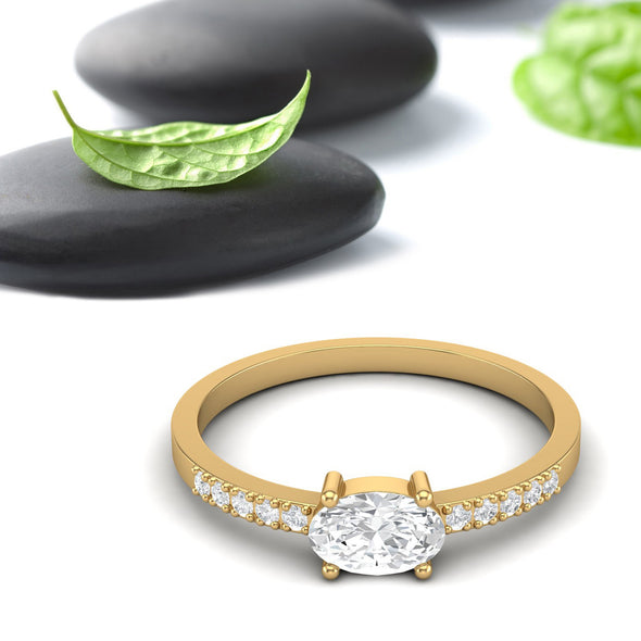 Moissanite Ring