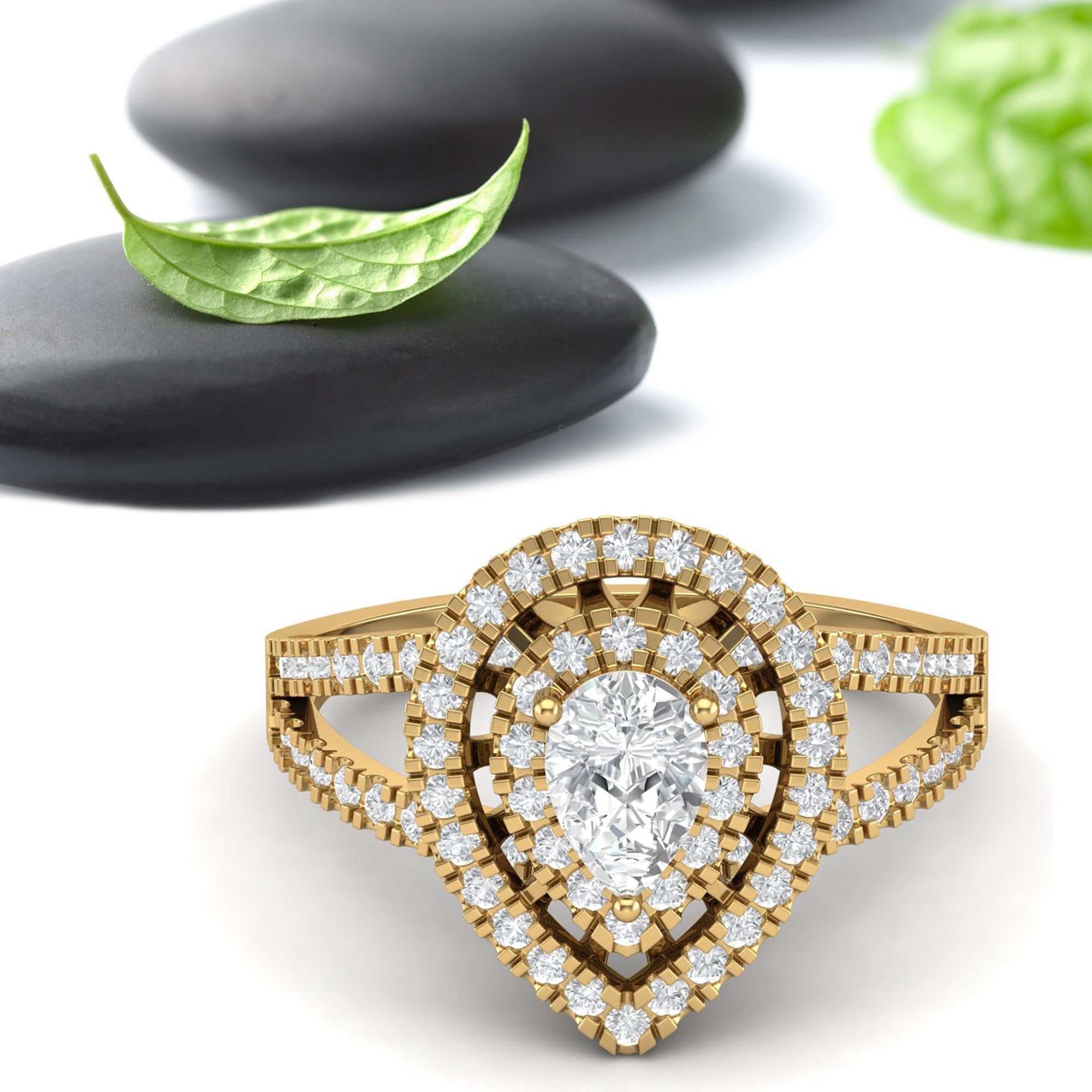 Moissanite Ring