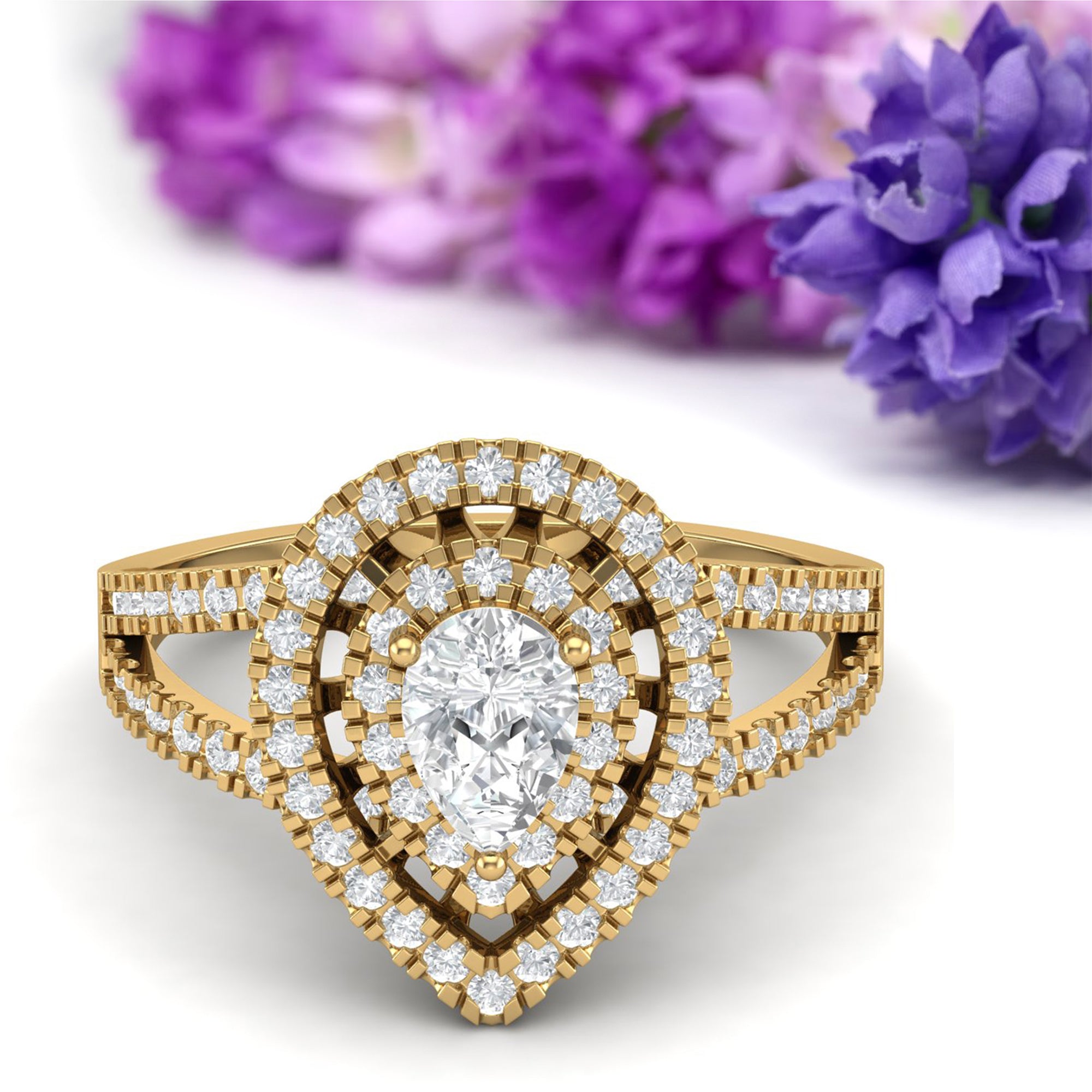 Moissanite Ring