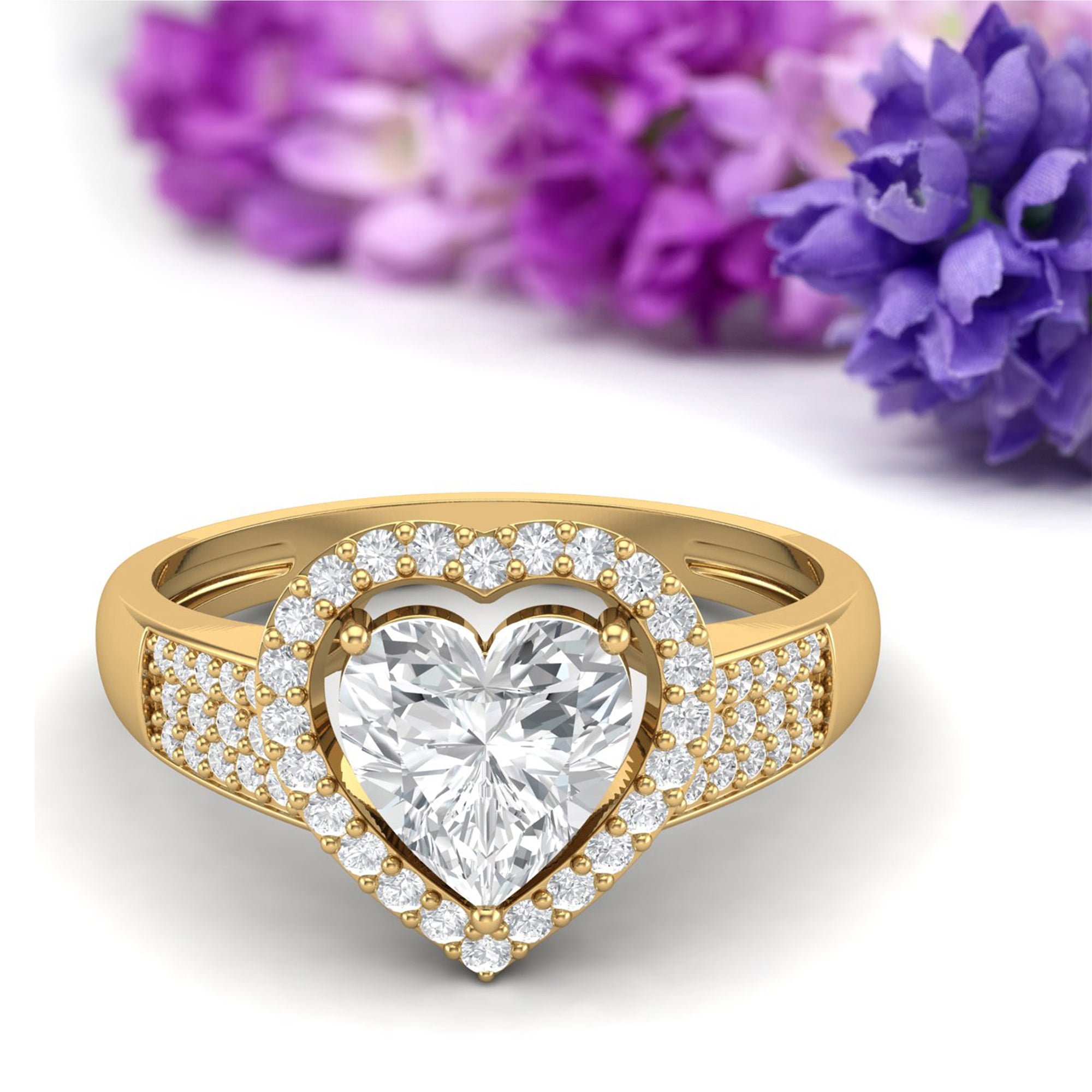 Moissanite Ring